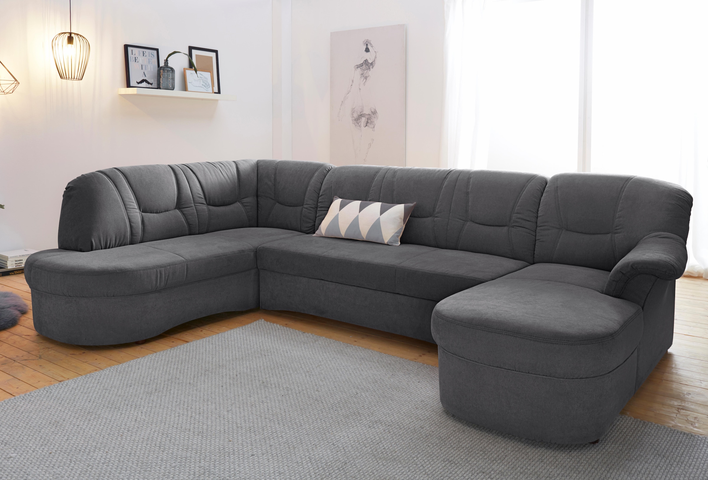 DOMO collection Wohnlandschaft »Sarafina, zeitlos und komfortabel, optional günstig online kaufen