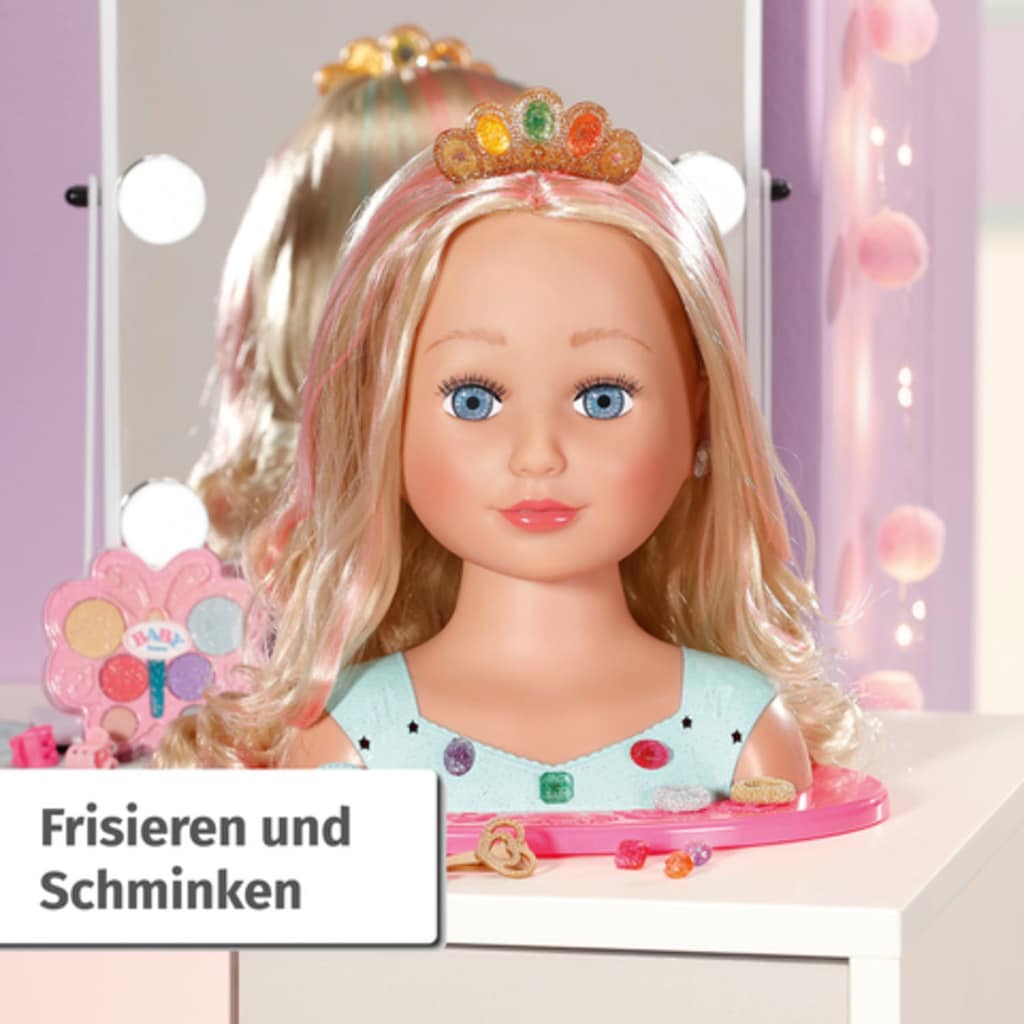 Baby Born Frisier- & Schminkkopf »Sister Styling Head Prinzessin«, mit Zubehör