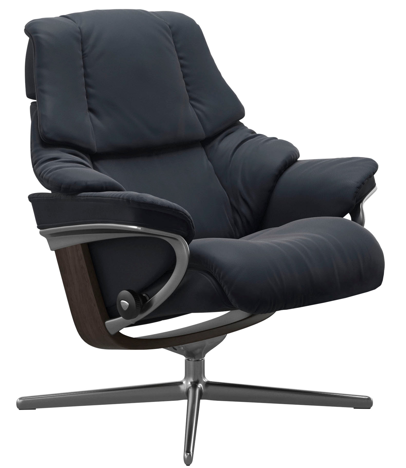 Stressless® Relaxsessel »Reno«, mit Cross Base, Größe S, M & L, Holzakzent Wenge
