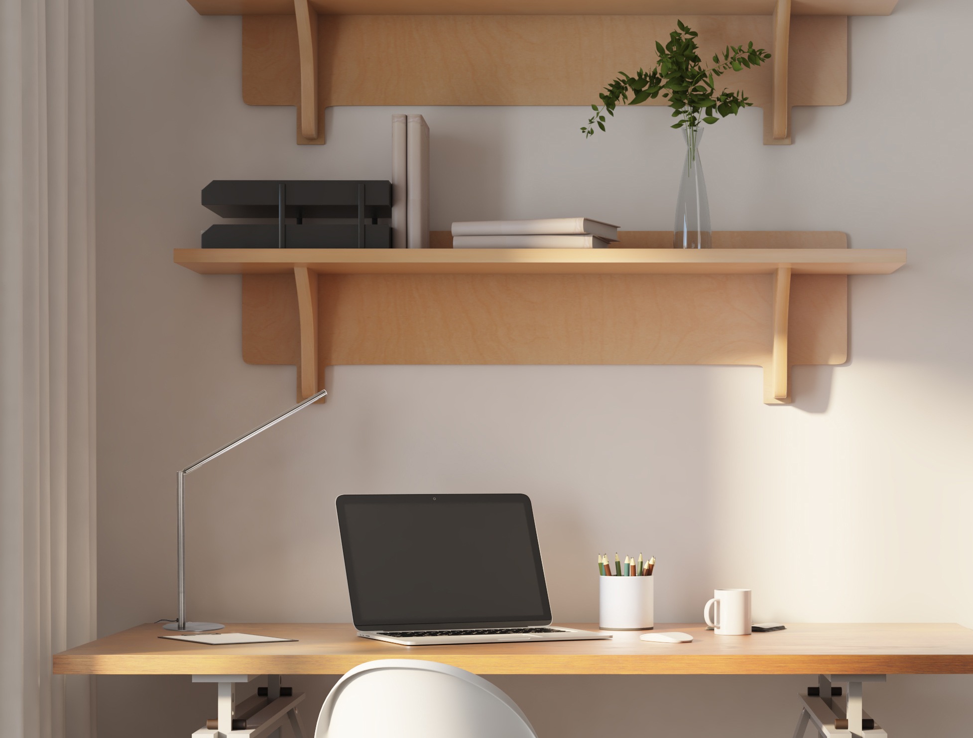 NOWA LED Tischleuchte »CARLO«, Leuchtmittel LED-Modul | LED fest integriert, Tischlampe/Arbeitszimmer/Bürotischleuchte/dimmbar
