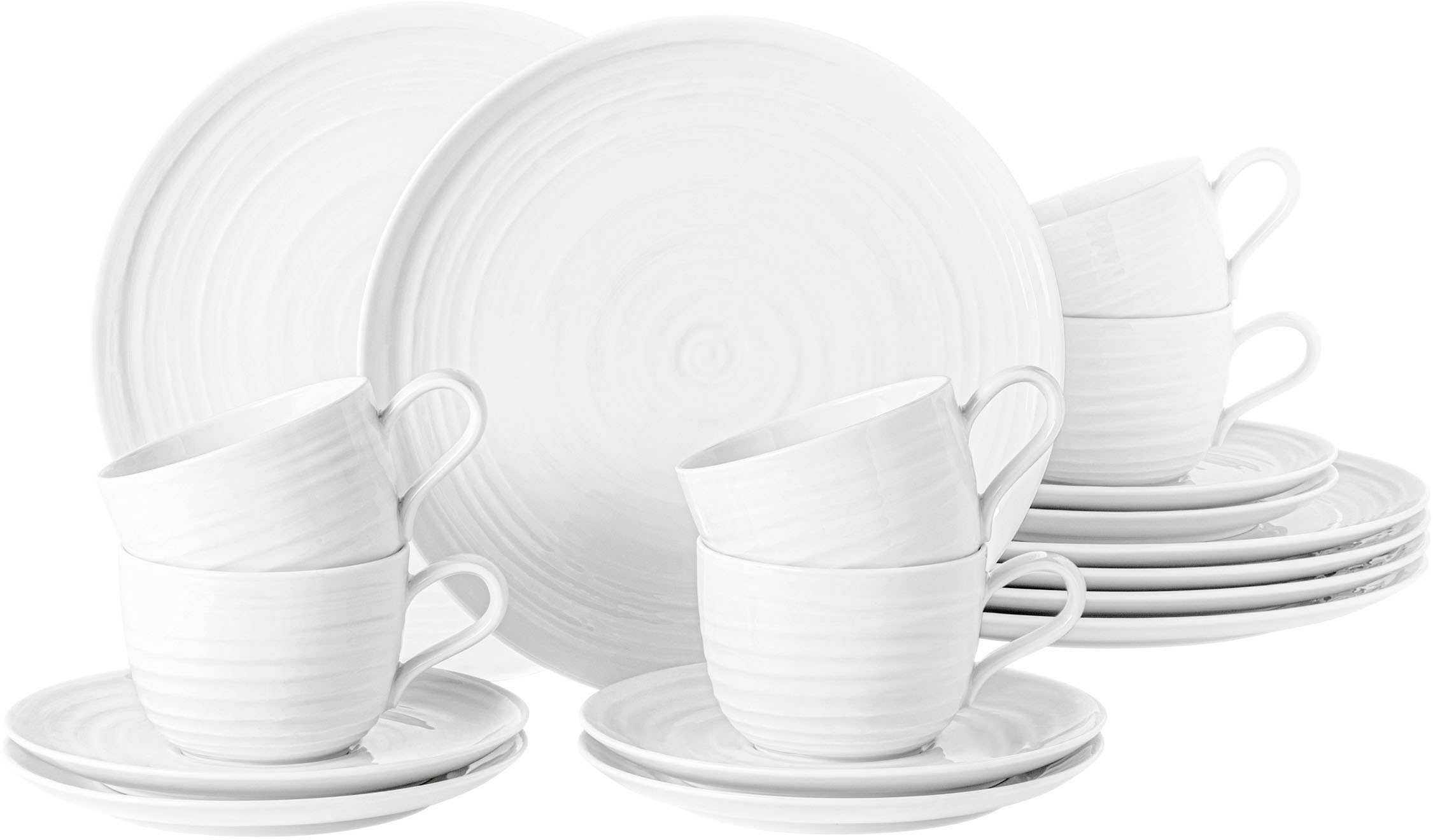 Seltmann Weiden Kaffeeservice »Geschirr-Set, Service Terra«, (Set, 18 tlg., günstig online kaufen