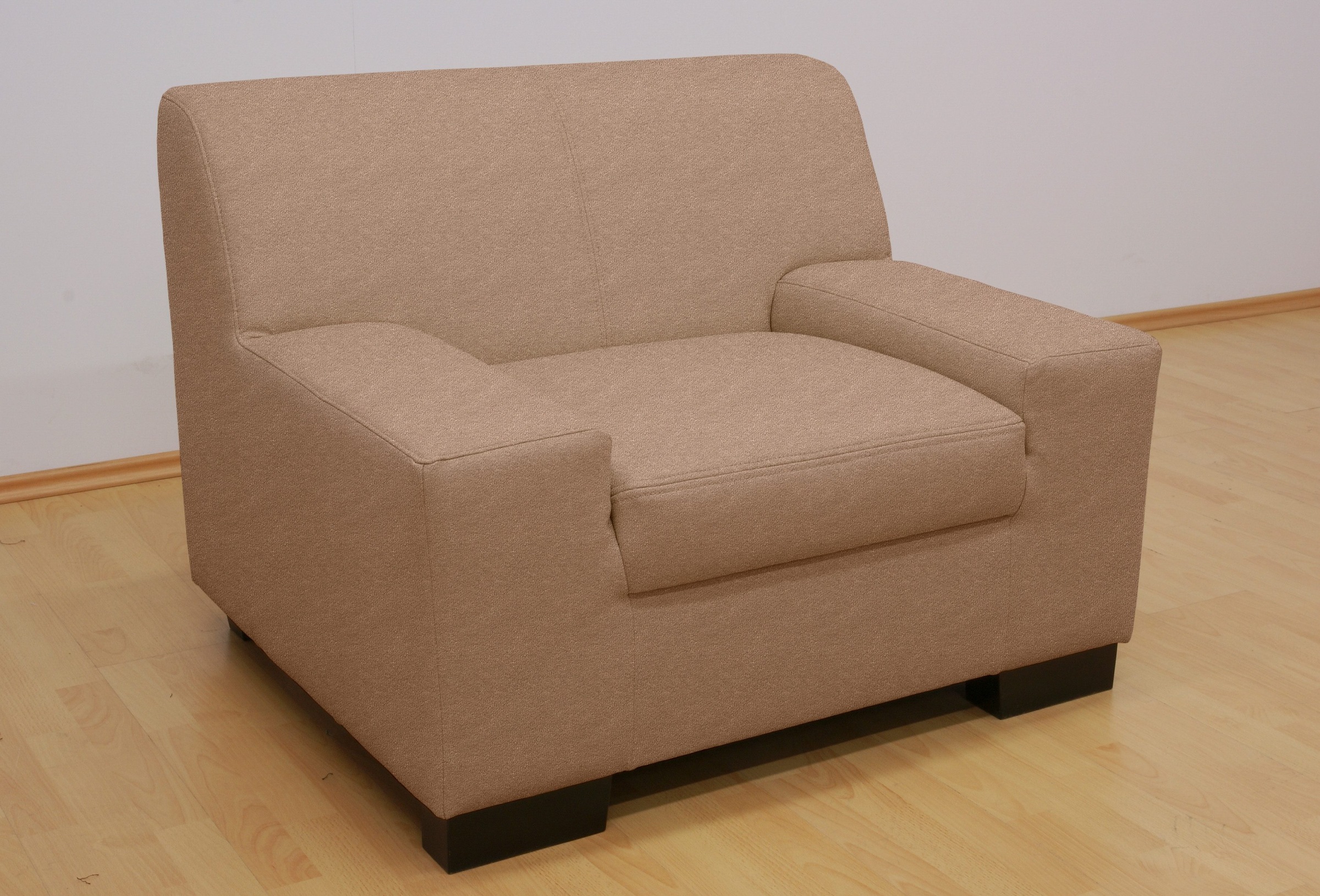 DOMO collection Sessel »Norma kubisch und zeitlos, komfortabel, flache Arml günstig online kaufen