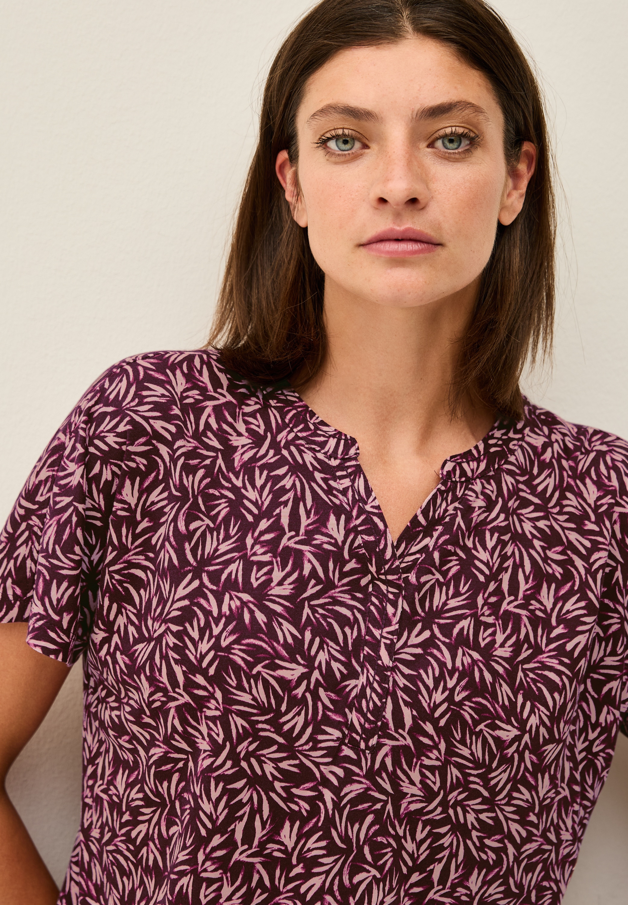 Cecil T-Shirt, mit Minimal Print und im Tunika Look