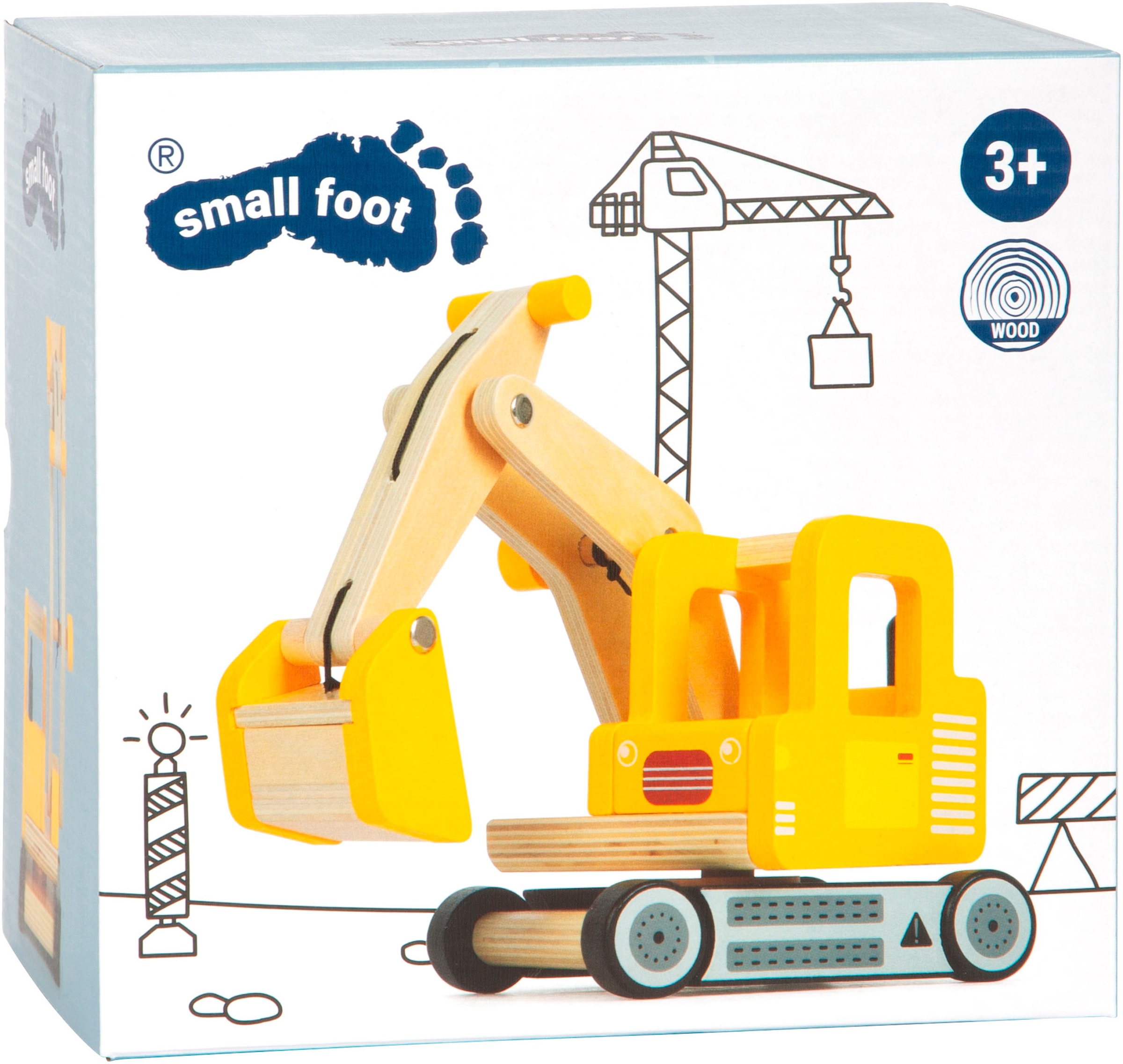 Small Foot Spielzeug-Bagger »Schaufelbagger«, FSC® - schützt Wald - weltweit