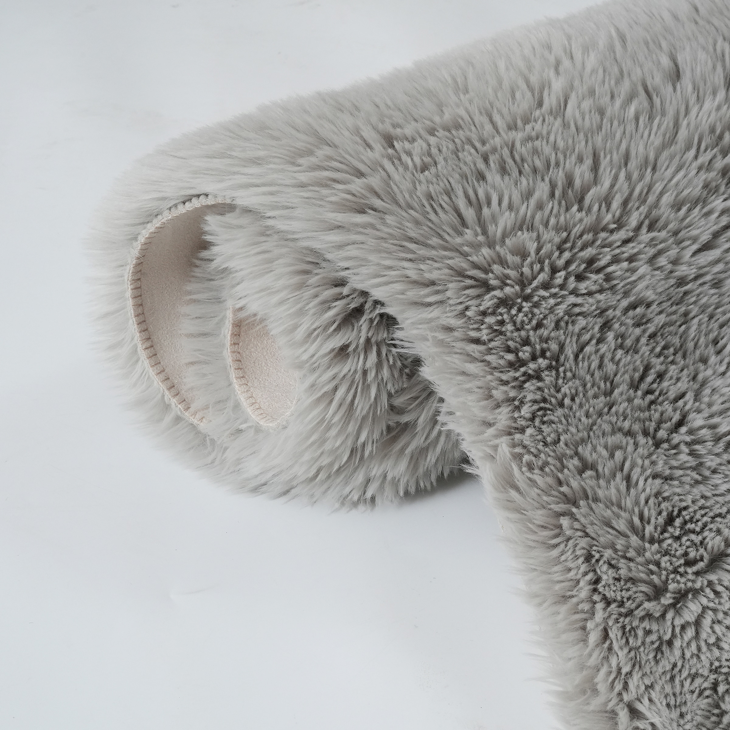 OTTO home Hochflor-Teppich »Mollin, Fellform, leichter Glanz« rechteckig 30 mm Höhe Kunstfell, Fellimitat, waschbar, flauschig, weich, Wohnzimmer
