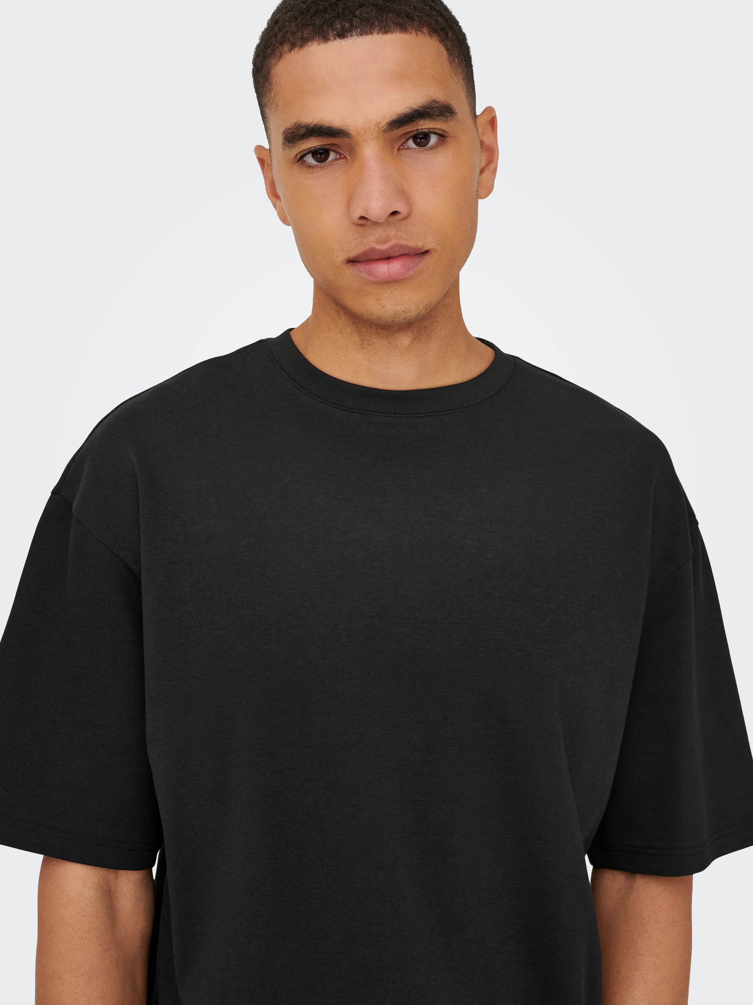 ONLY & SONS Rundhalsshirt »ONSCASPIAN AUT SS TEE« Baumwollmischung,
