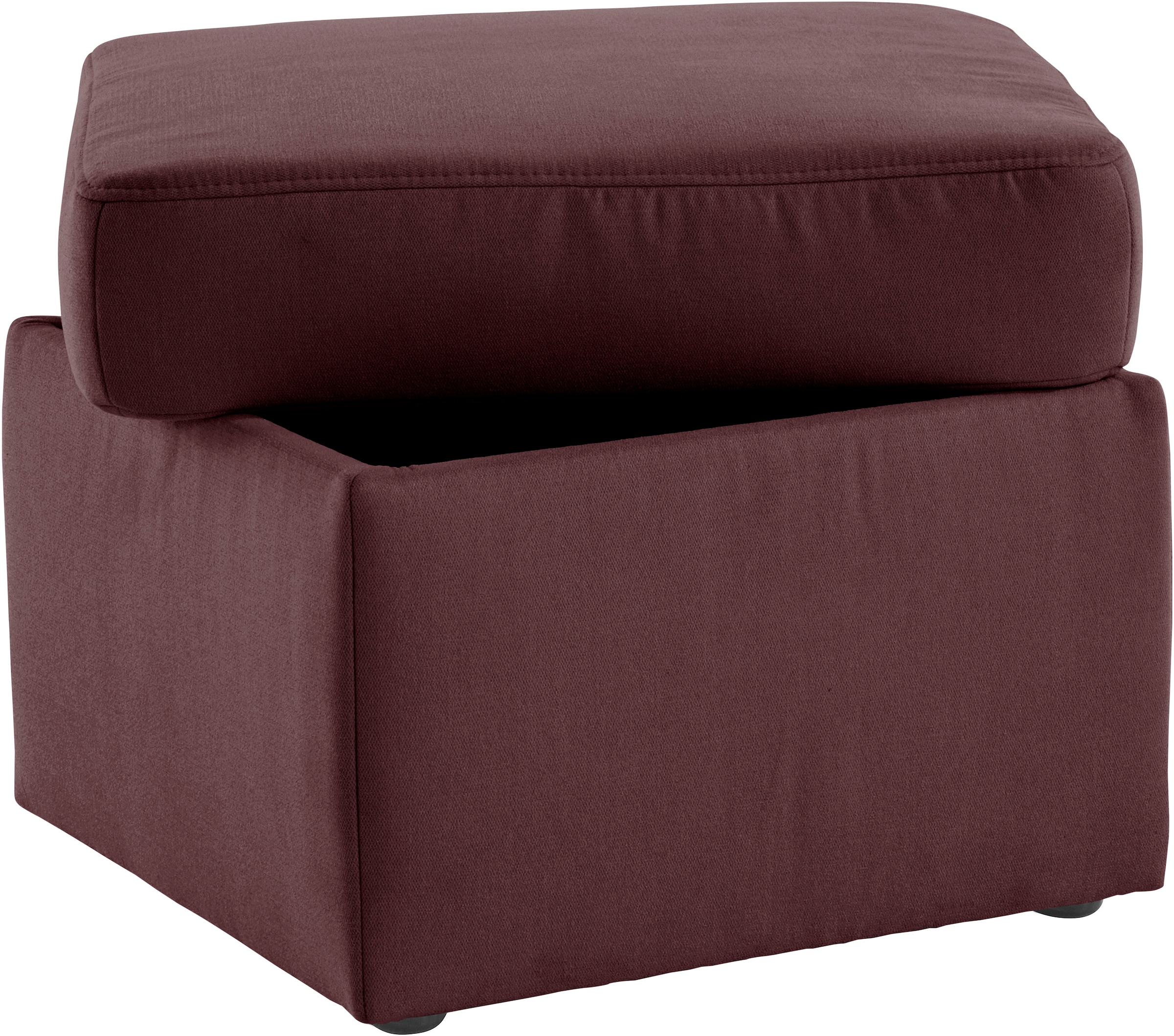 sit&more Stauraumhocker »Melissa«, klassisches Design, optional in dem mit Wasser zu reinigendem Bezug