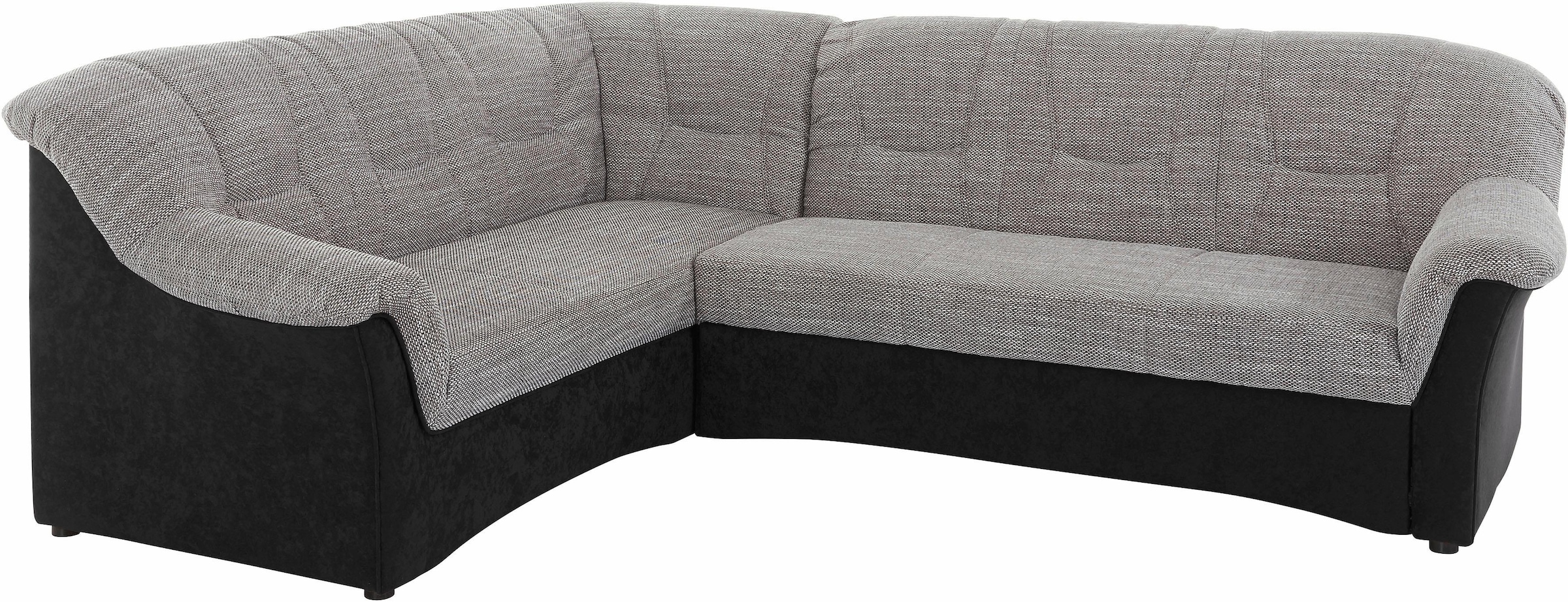 DOMO collection Ecksofa »Sarafina zeitlos und komfortabel, optional mit Federkern, L-Form«, wahlweise mit Bettfunktion