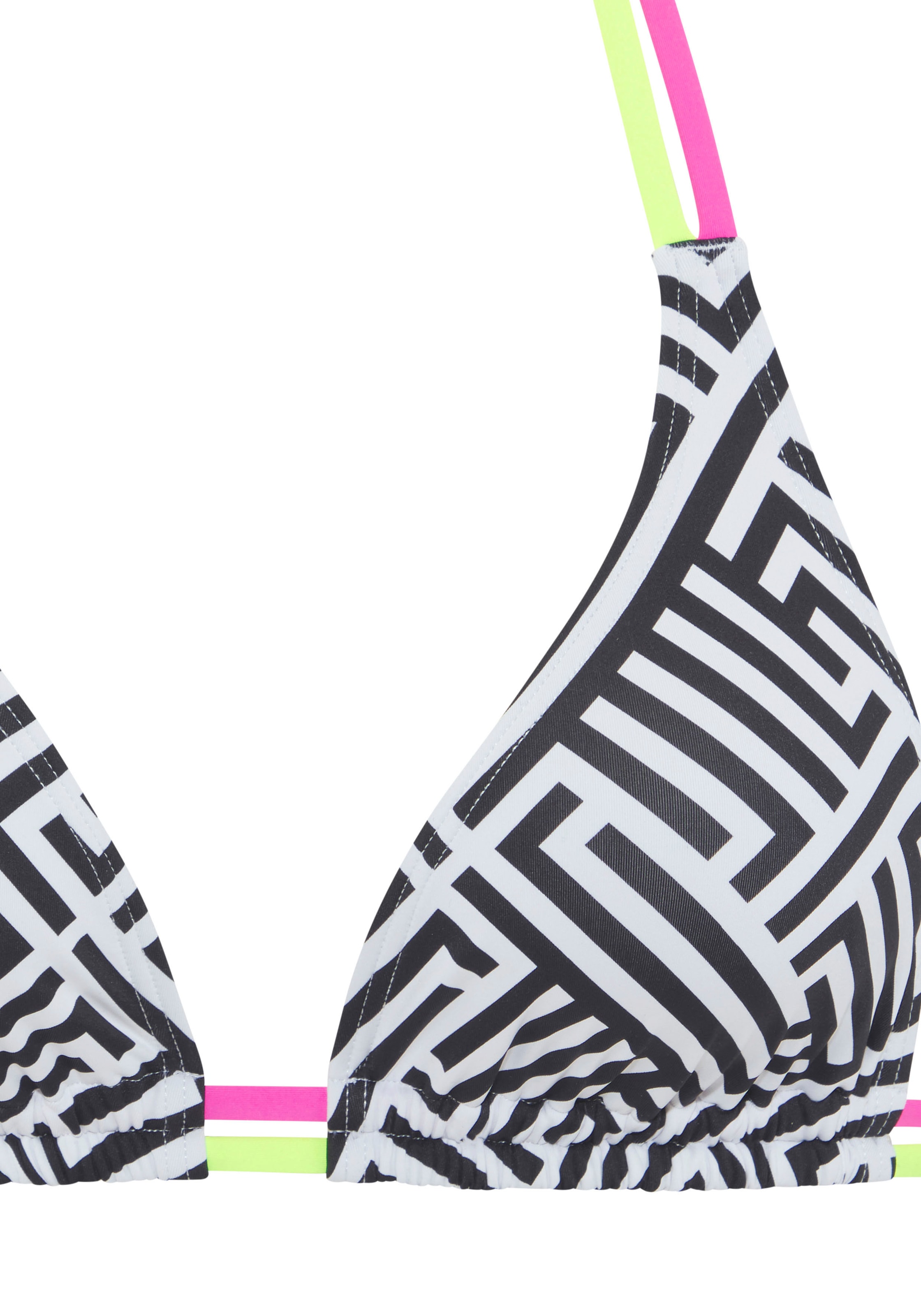 Buffalo Triangel-Bikini-Top »Gio«, mit modischen Kontrastträgern