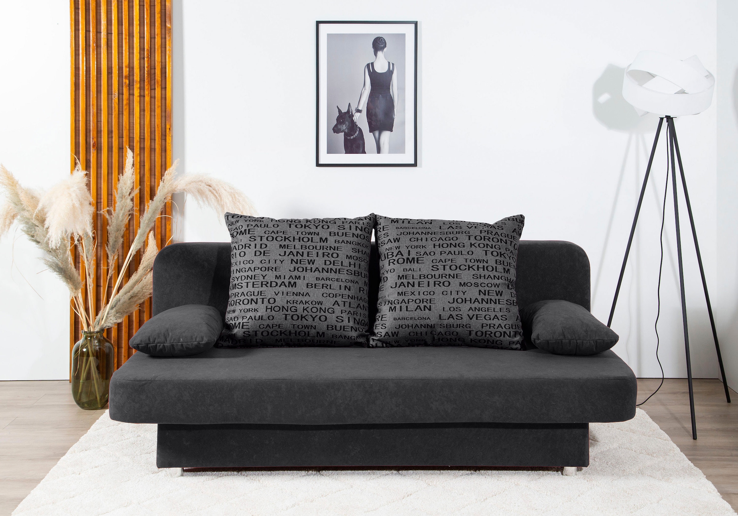 COLLECTION AB Schlafsofa »Ulla inkl. Bettfunktion und Bettkasten«
