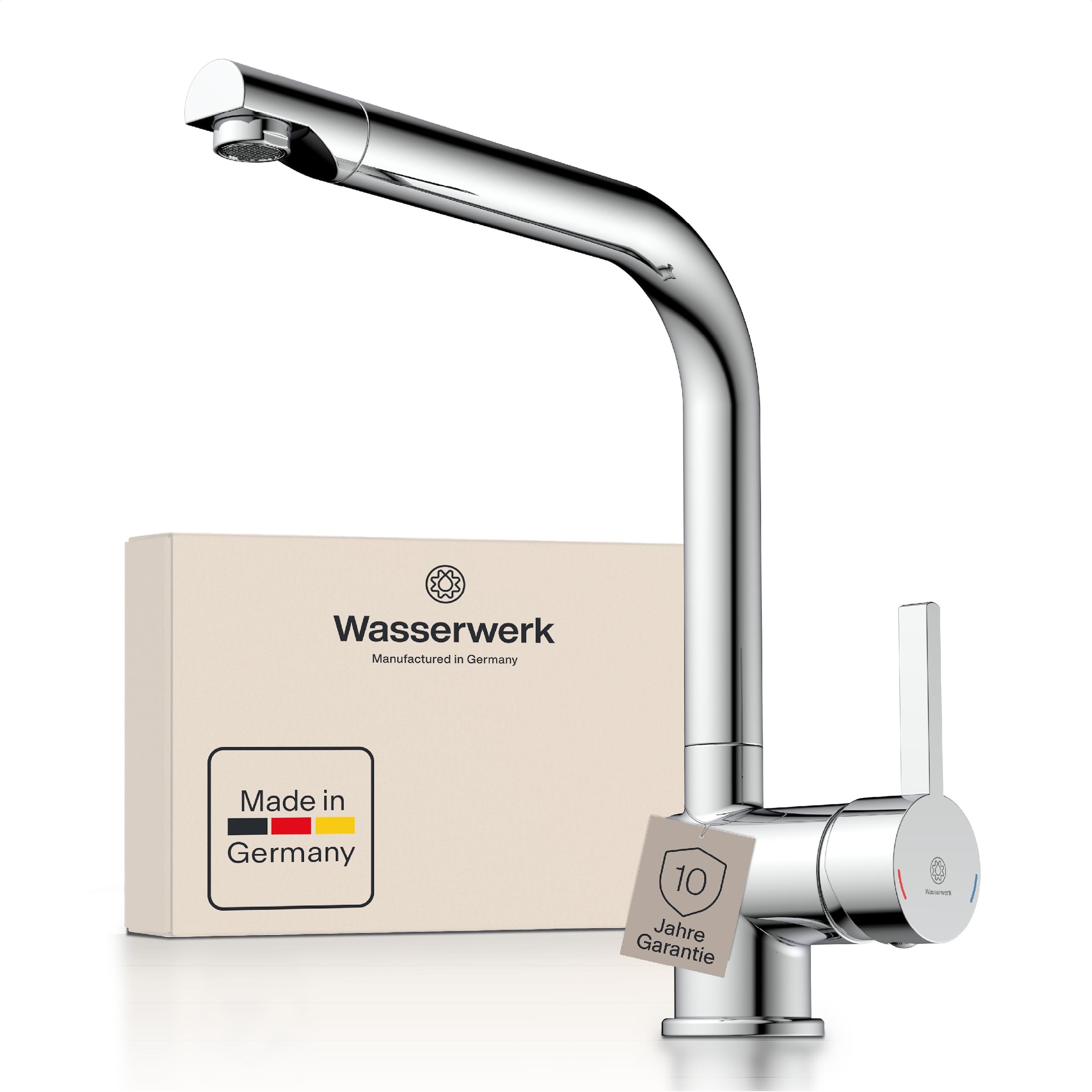 WASSERWERK Spültischarmatur »WK 4, Wasserhahn, Küche, Einhebelmischer« 360° günstig online kaufen