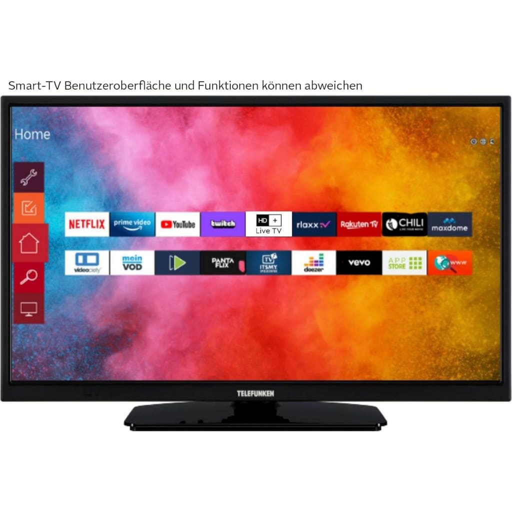 Telefunken LED-Fernseher »L24H554M1CWI«, 60 cm/24 Zoll, HD-ready, Smart-TV