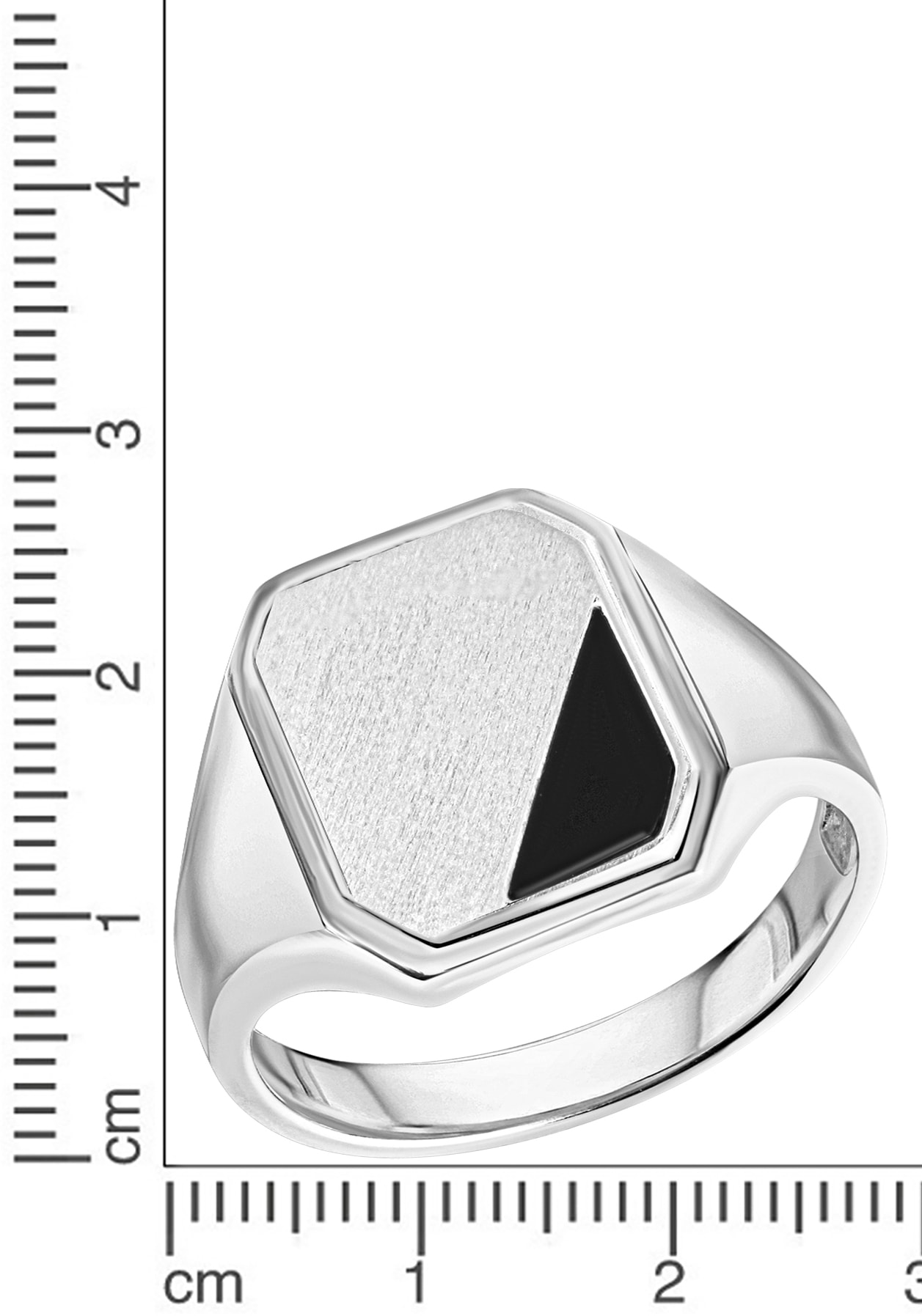 Firetti Fingerring »Schmuck Geschenk Silber 925 Herrenring Silberring Siegelring«, mit Achat