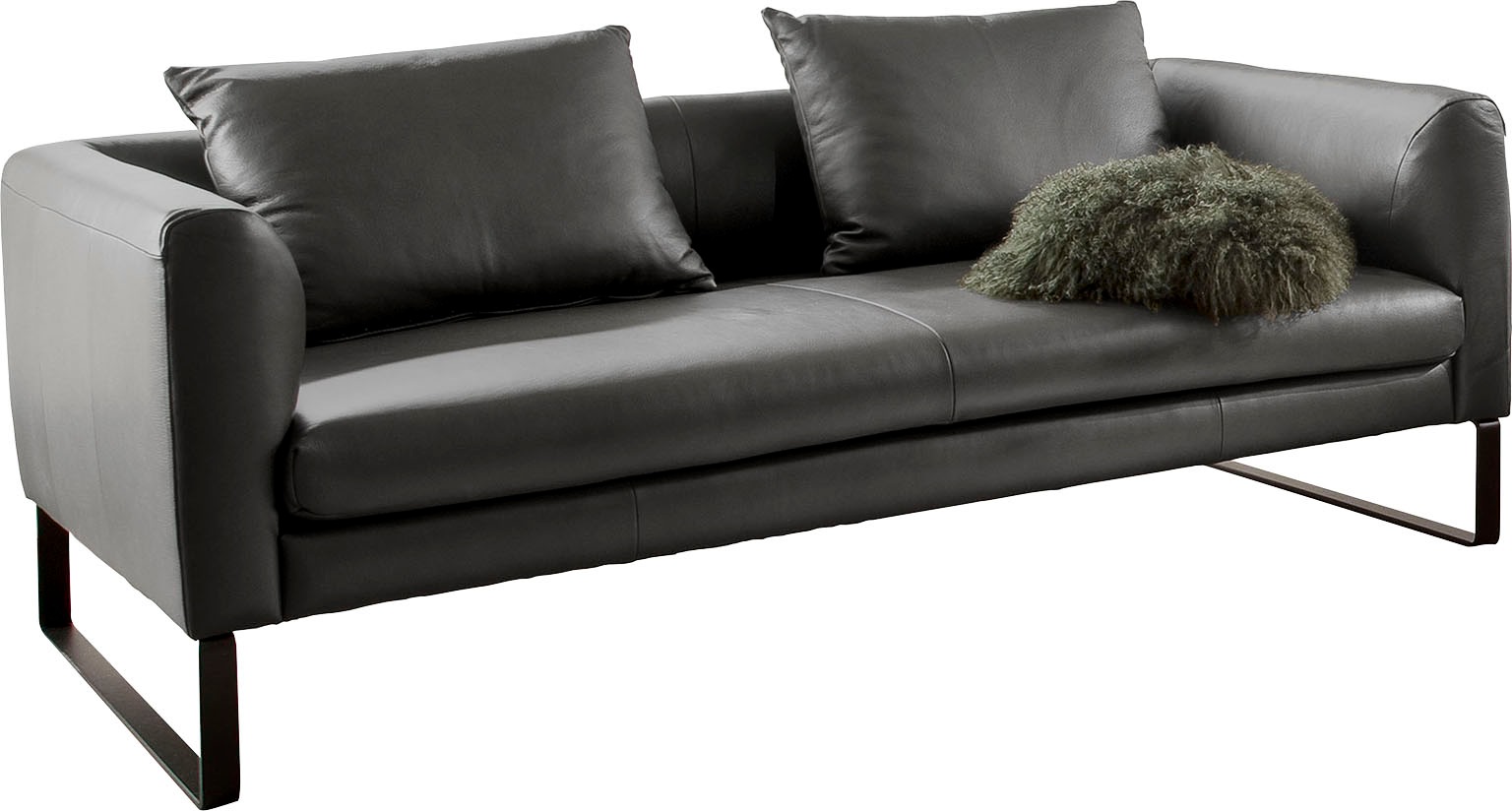 3C Candy 2,5-Sitzer »Avola elegantes Leder Sofa mit tollem Sitzkomfort, beq günstig online kaufen