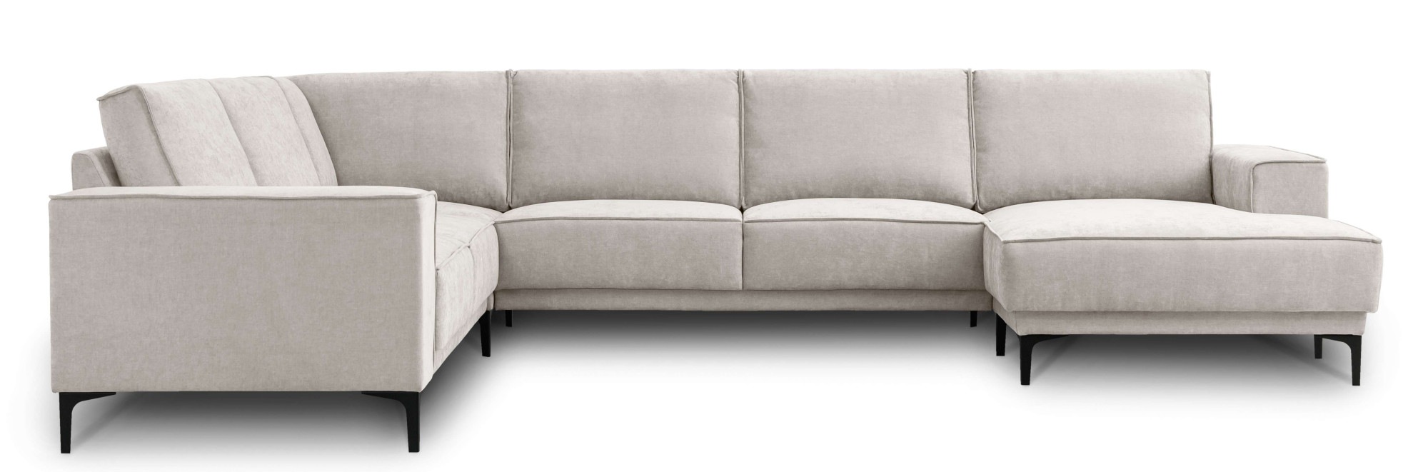 Places of Style Wohnlandschaft »XXL Sofa Oland, Struktur, Flachgewebe, Luxu günstig online kaufen