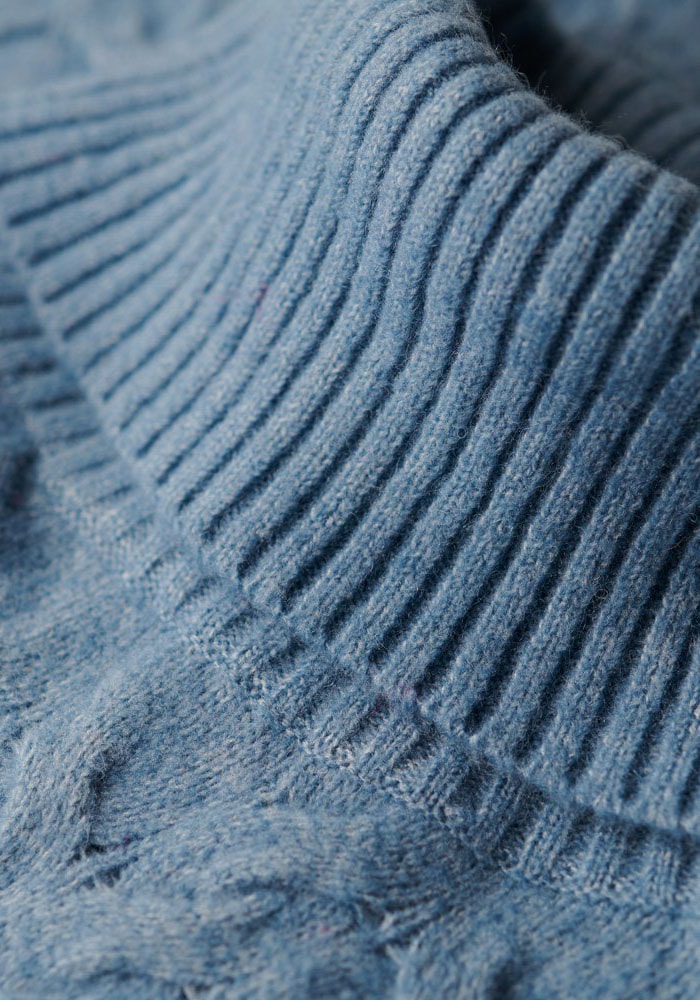 Superdry Strickpullover »LW CABLE ROLL NECK JUMPER«