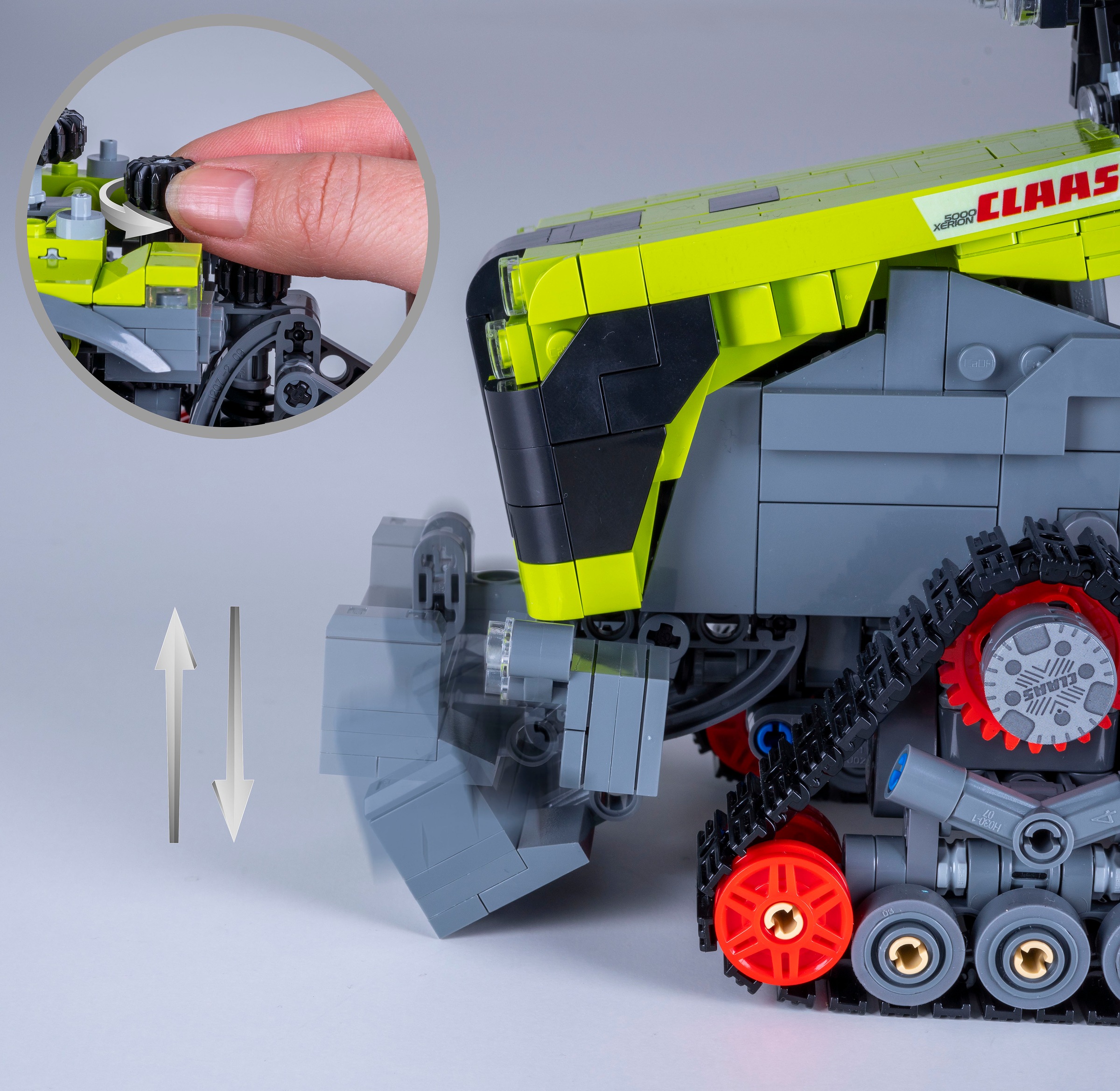 Jamara Konstruktions-Spielset »CaDA, Bricks, Claas Xerion 5000 Trac TS (402856)«, (1336 St.)