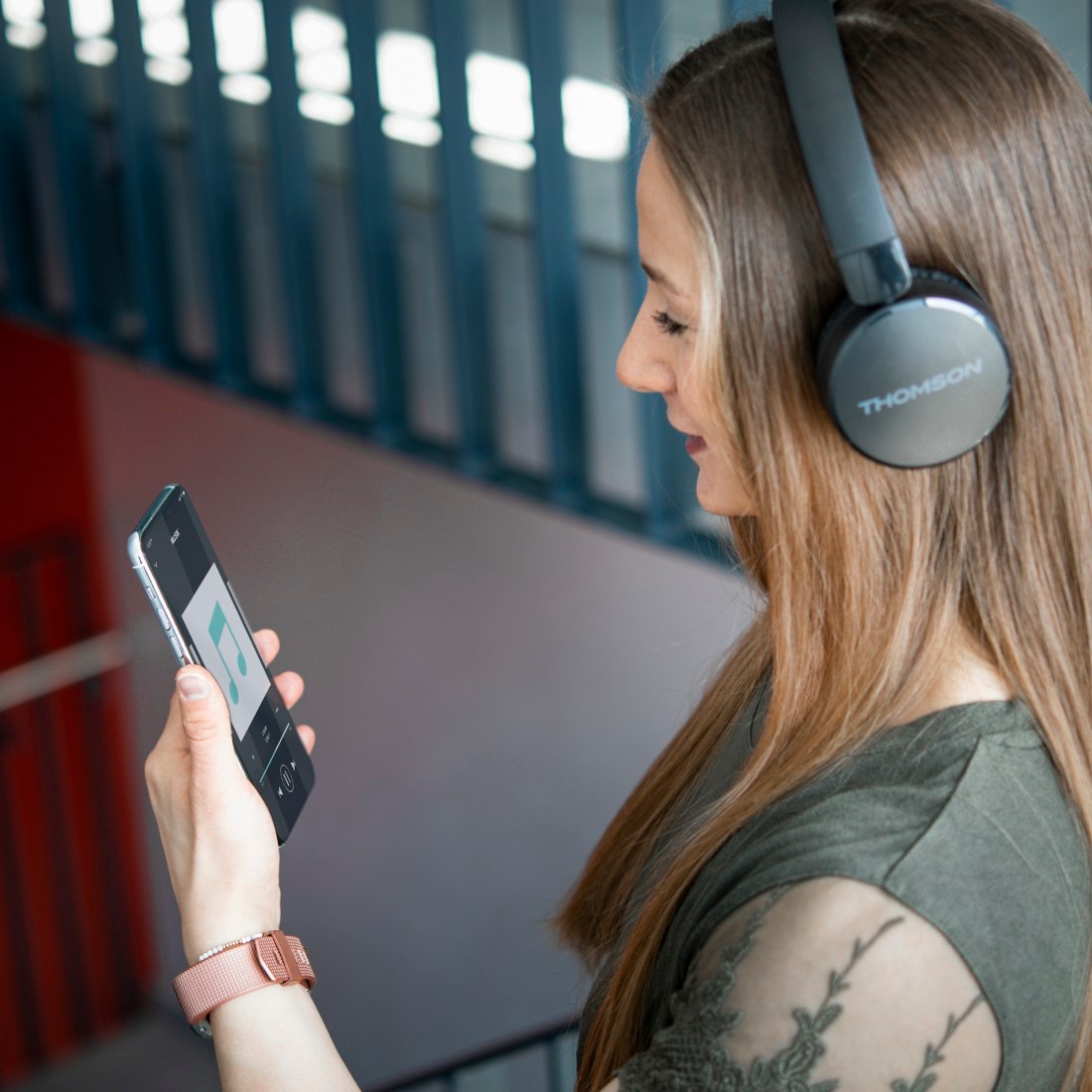 Thomson Bluetooth-Kopfhörer »Bluetooth® Kopfhörer Wireless, 10 online mit A2DP ohne Mikro, Bluetooth-AVRCP m Kabel«, Freisprechfunktion-True Bluetooth-HFP-HSP, mit drehbar, On-Ear und kaufen Reichweite