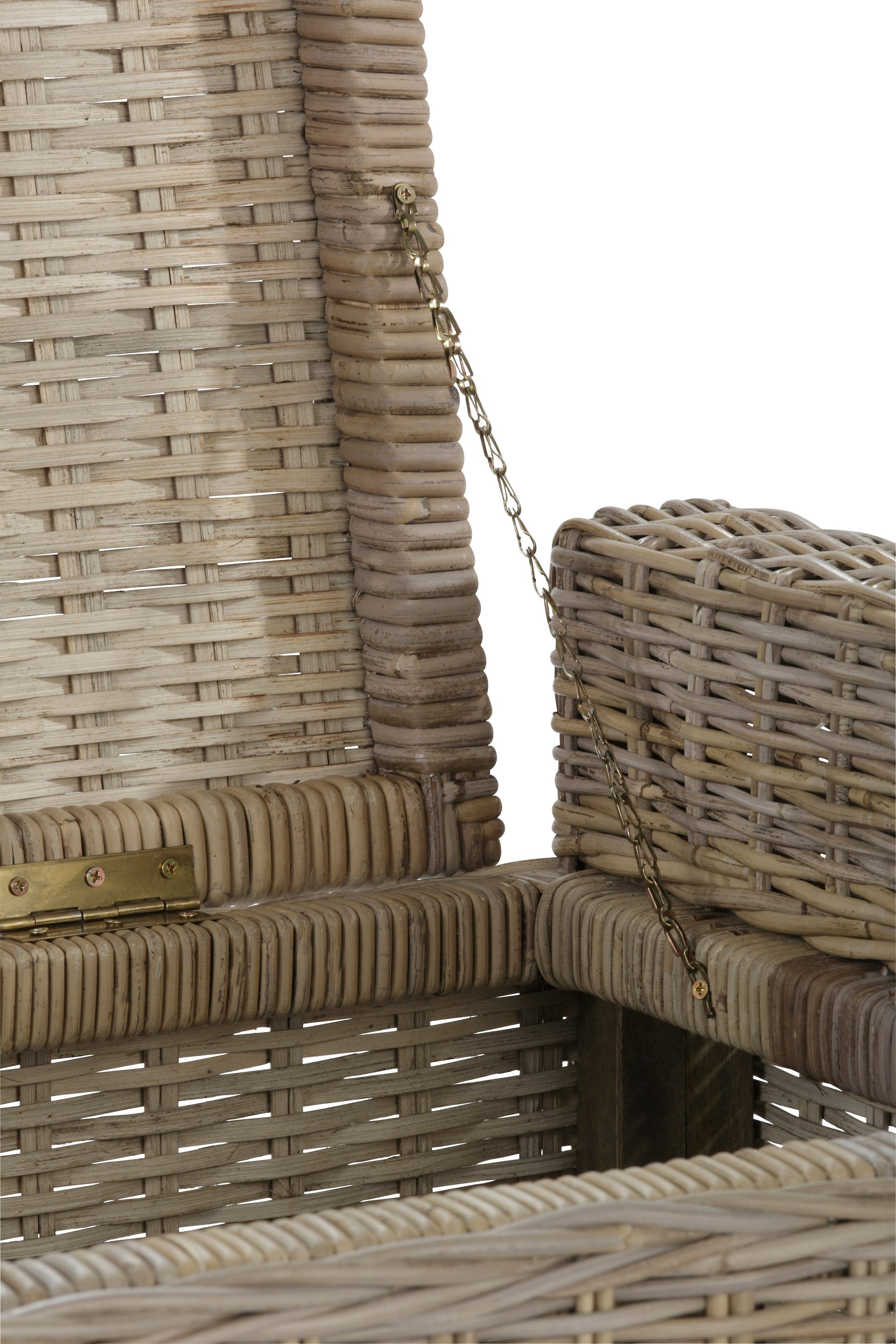 Home affaire Sitztruhe »Schönerempfang, TOPSELLER!«, (Rattan-Bank), Belastbar bis max. 80 Kg, mit Stauraum