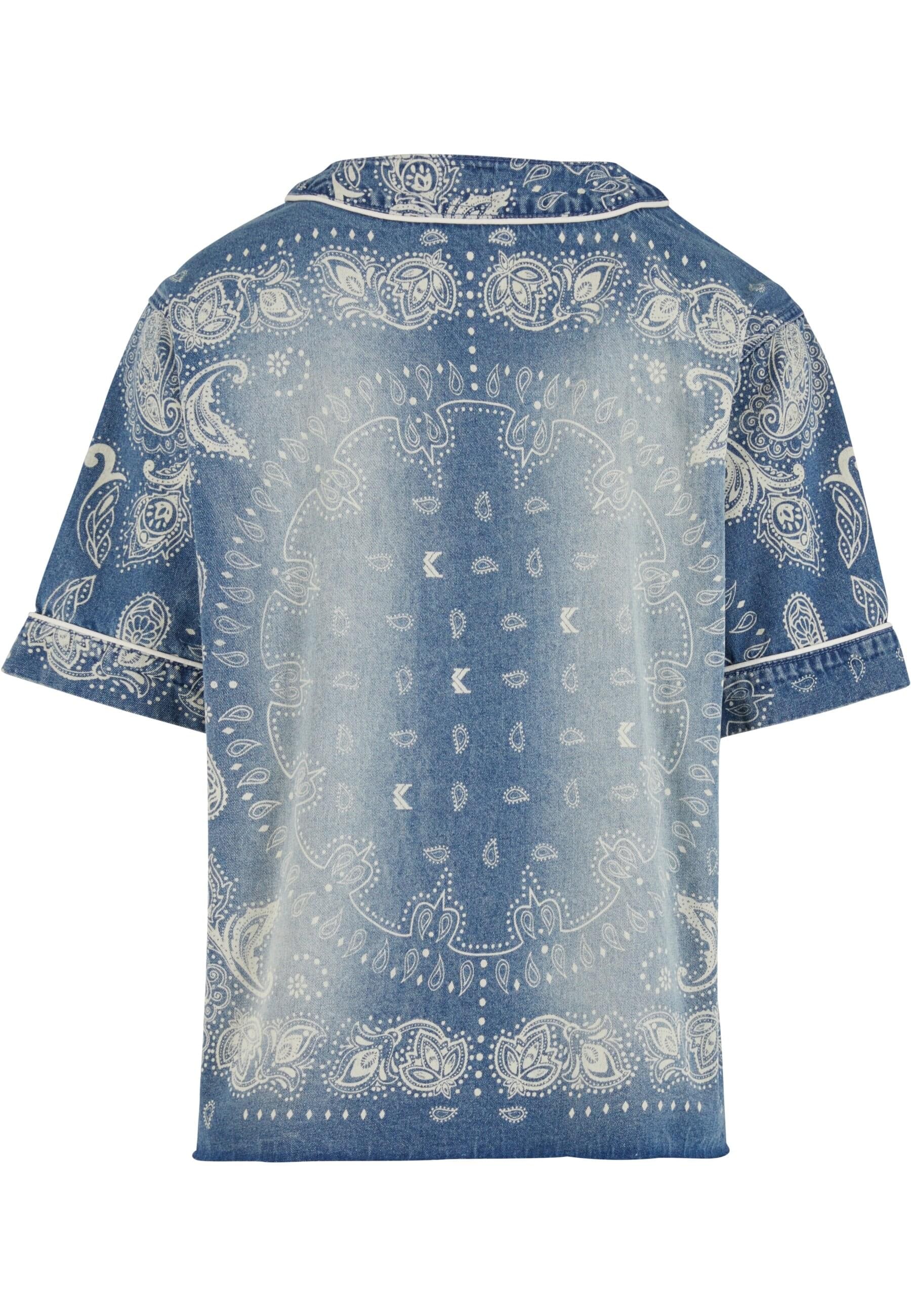 Karl Kani Langarmhemd »Karl Kani Kani Paisley Denim Baseball Shirt« 1 Stk.