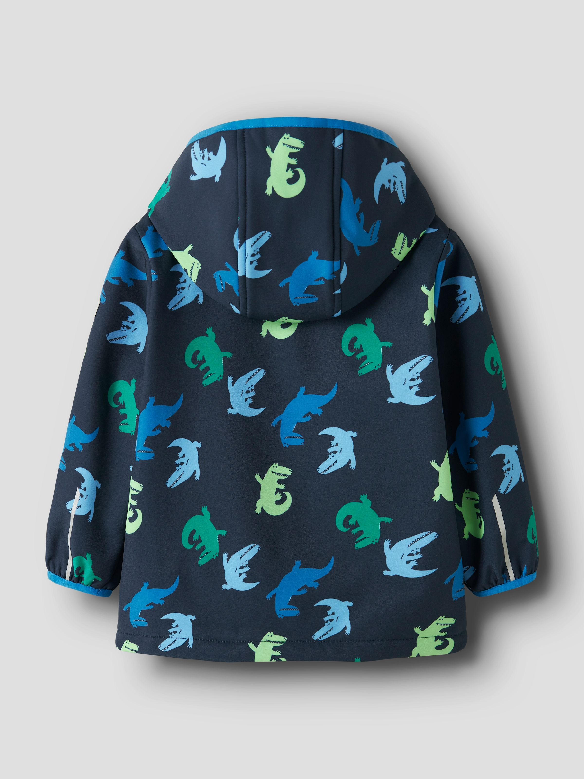 Name It Softshelljacke »NMMMALTA05 SOFTSHELL JACKET AOP FO« mit Kapuze Materialmix, wasserdicht, winddicht, atmungsaktiv