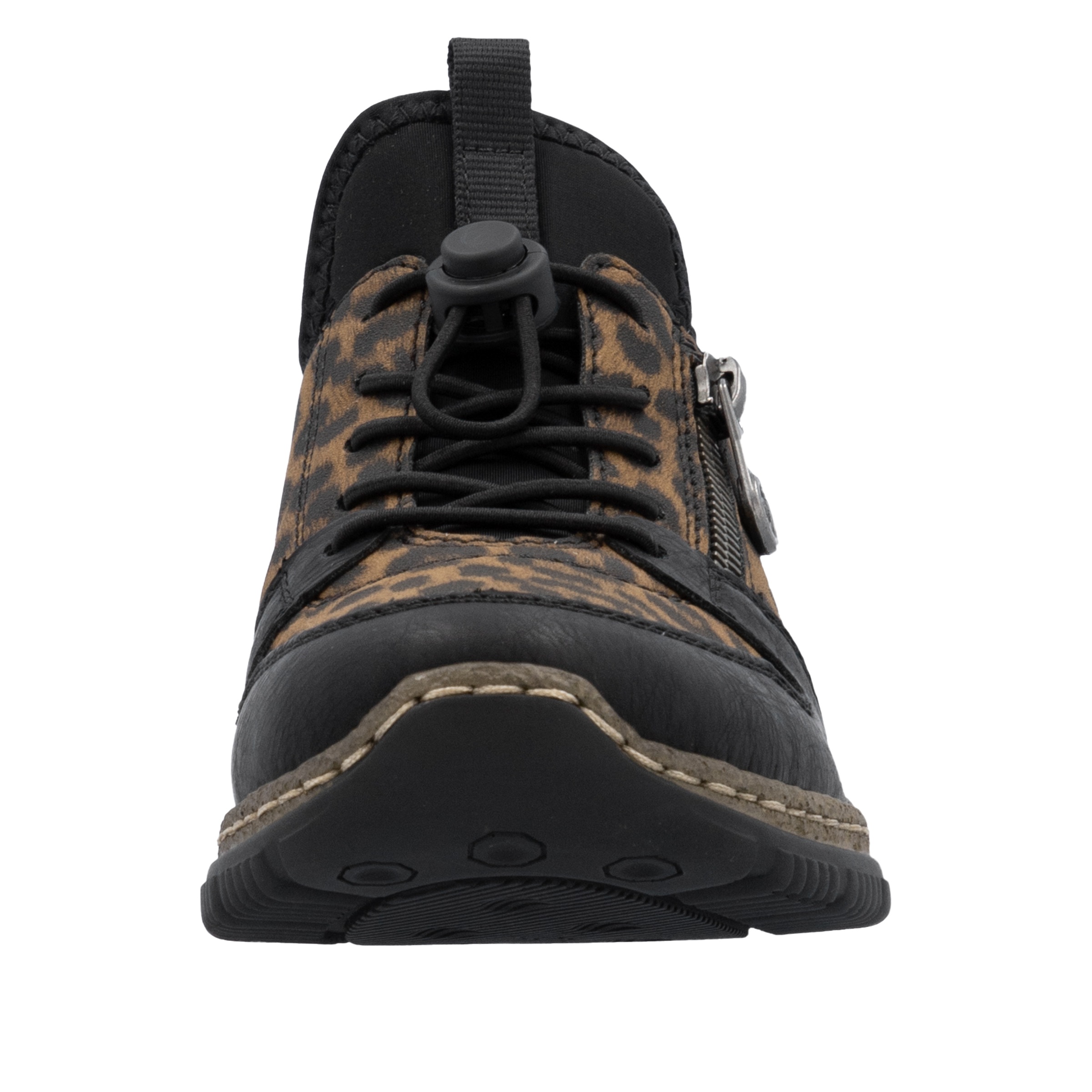 Rieker Slip-On Sneaker, Schlupfschuh, Leo-Sneaker, Freizeitschuh mit MemoSoft-Innensohle