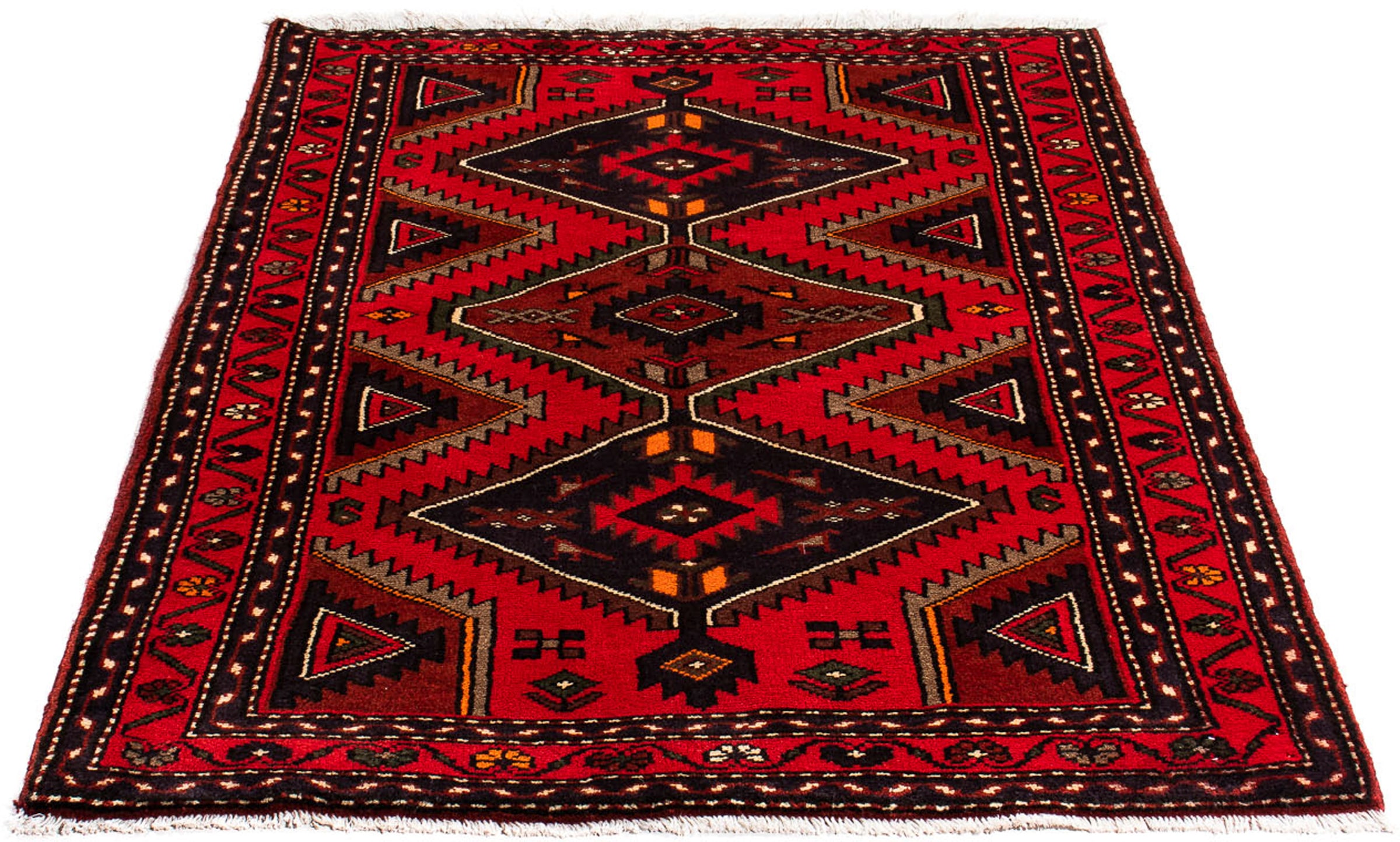 morgenland Orientteppich »Perser - Nomadic - 151 x 106 cm - dunkelrot«, rec günstig online kaufen