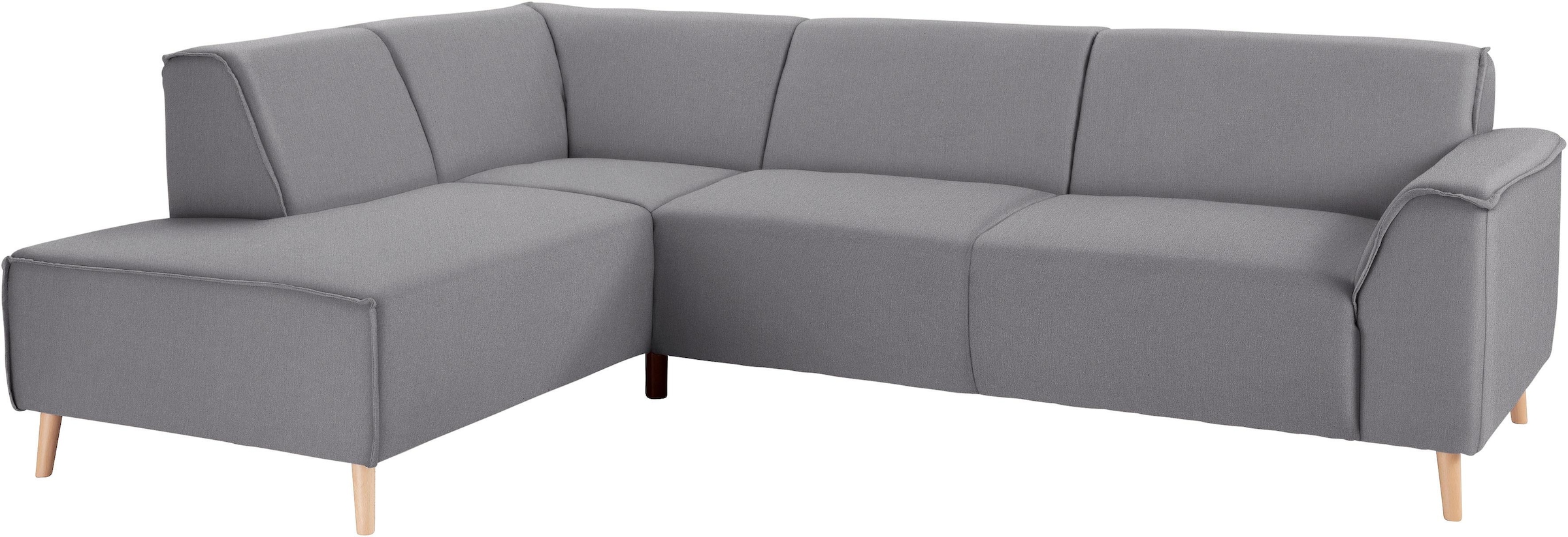 andas Ecksofa »Janek Scandic Design, elegant und zeitlos, L-Form« mit Feder günstig online kaufen