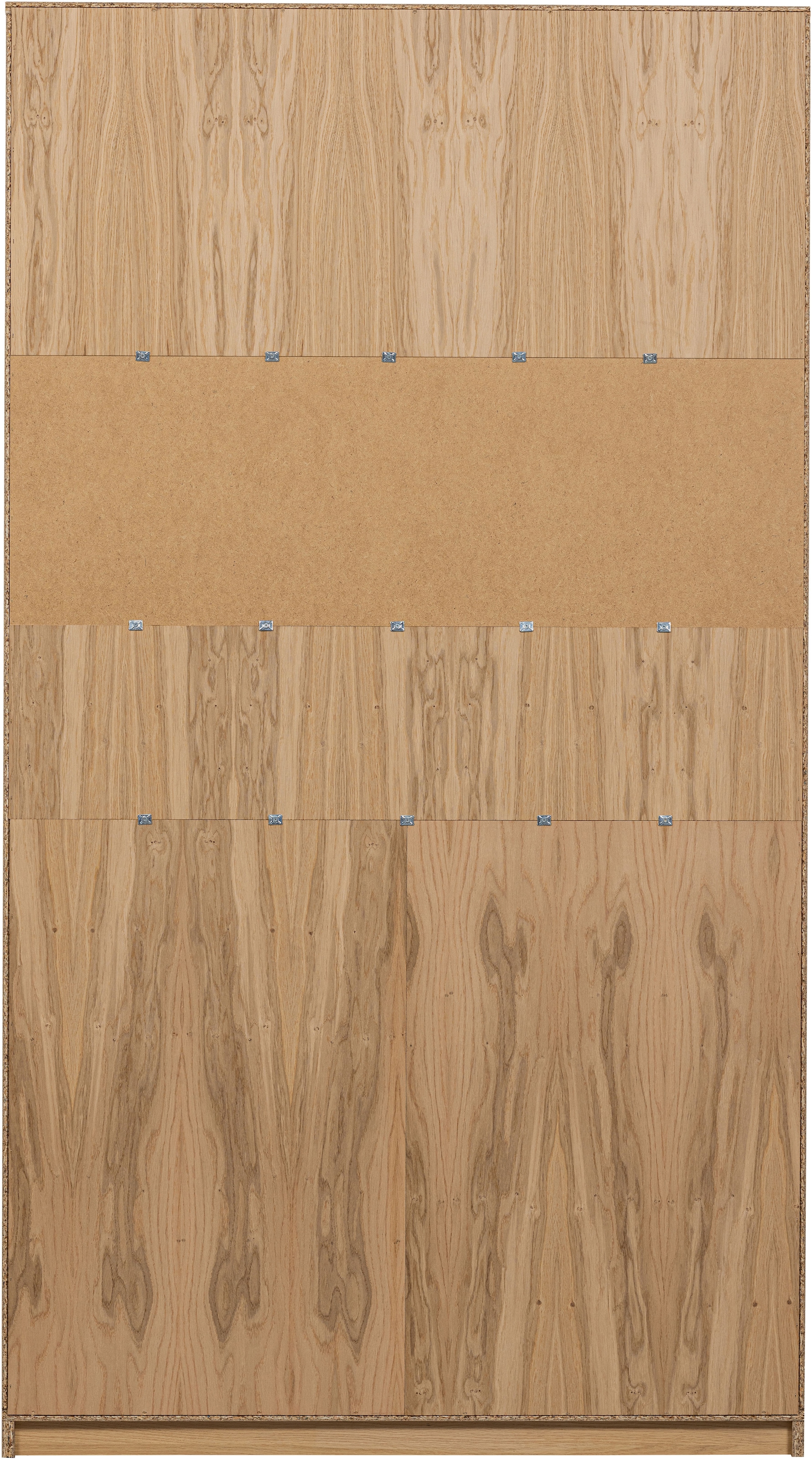 WOOOD Stauraumregal »Modulair mit FSC® Eichenfurnier und Push-to-open B110 x T40 x H199 cm« Tragkraft 15 kg pro Einlegeboden, einfach zu montieren