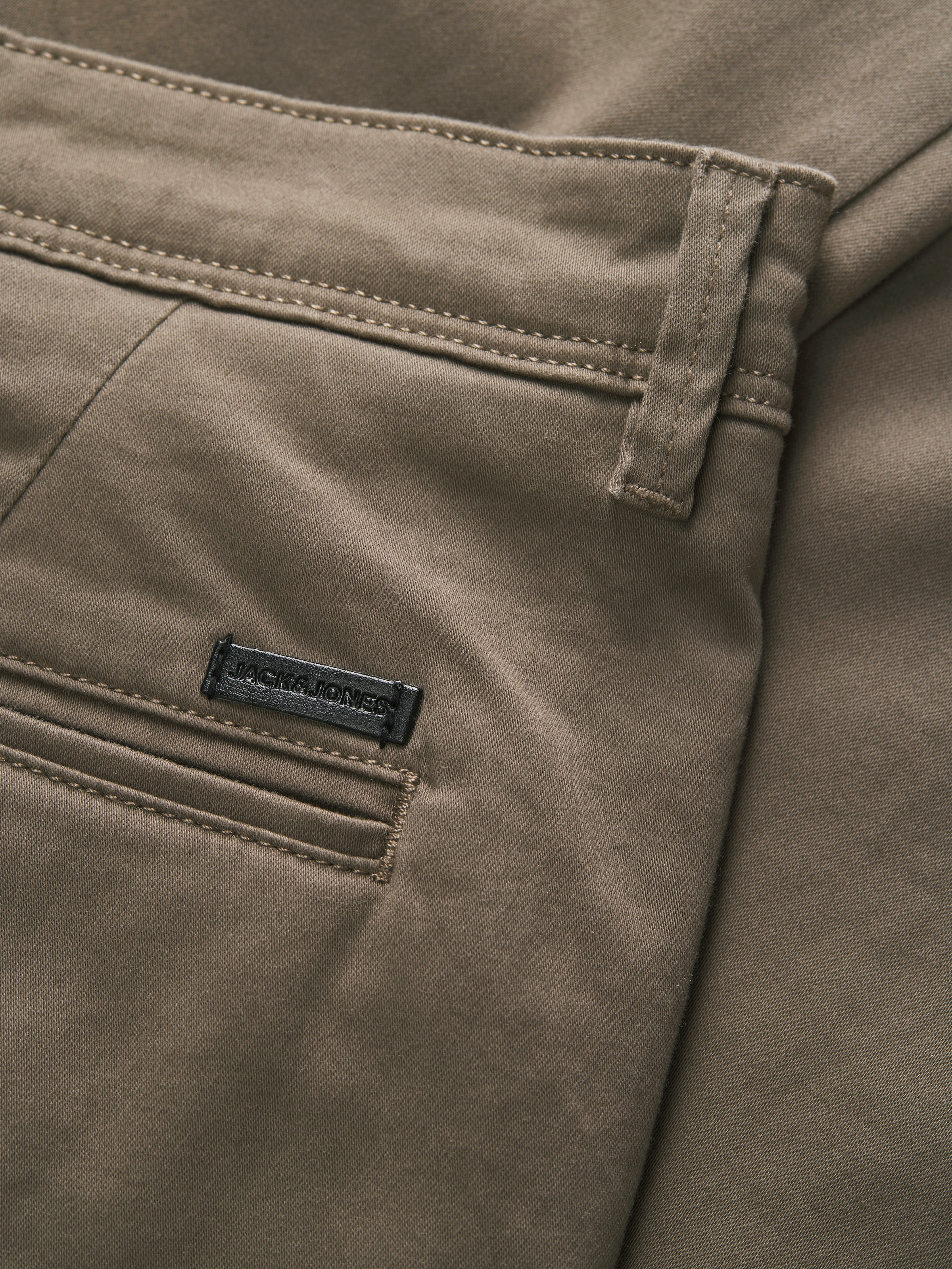 Jack & Jones Chinohose »JJIMARCO mit Badge und hohem Tragekomfort«  unifarben, modisch, slim fit, Baumwollmischung