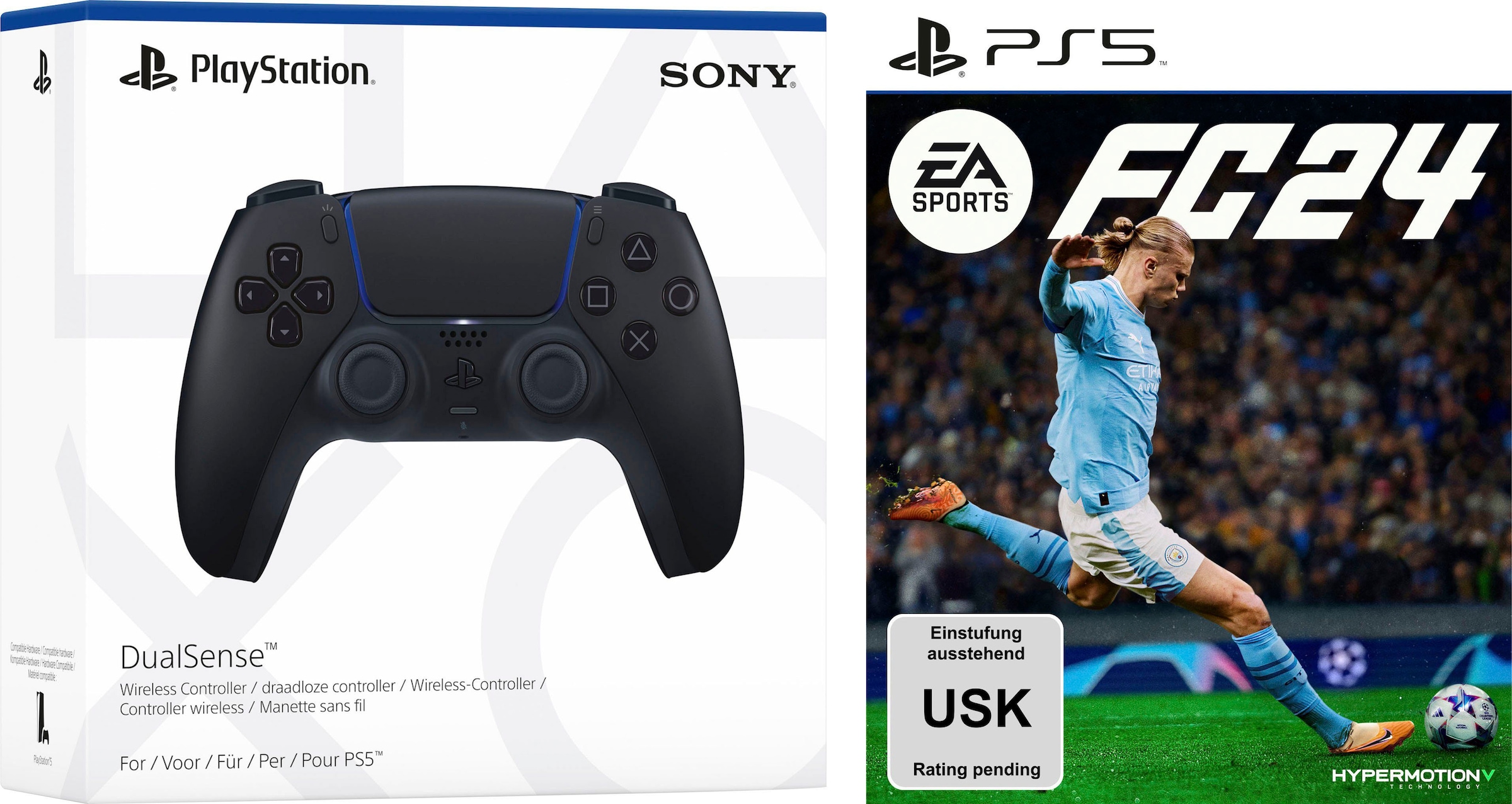 PlayStation 5 PlayStation 5-Controller »EA Sports FC 24 + DualSense Wireless Schwarz«