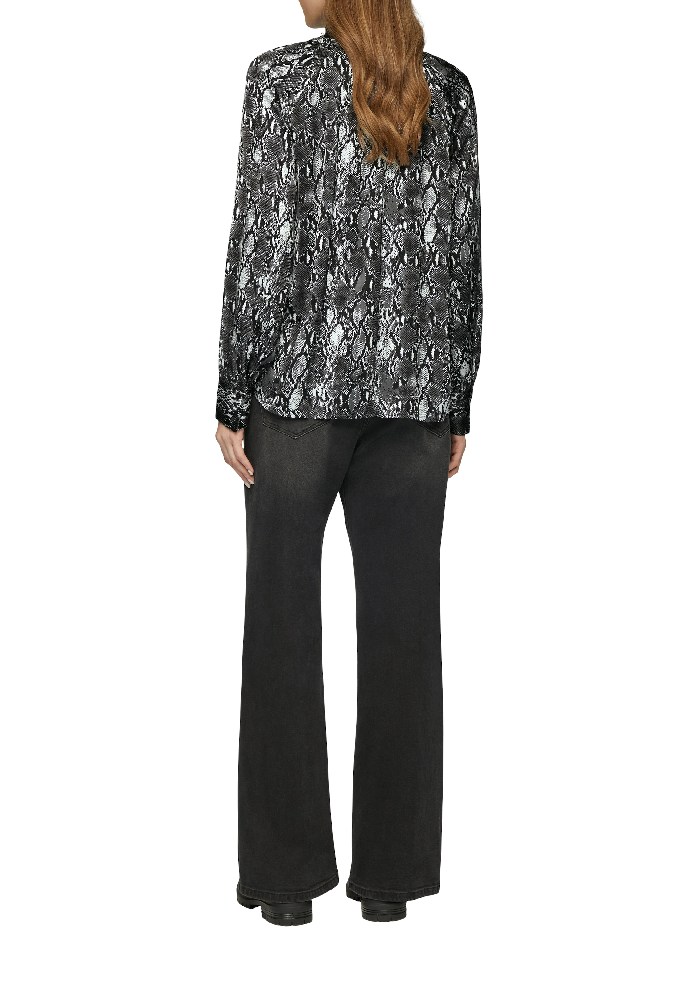 s.Oliver Langarmbluse, mit All-Over Print