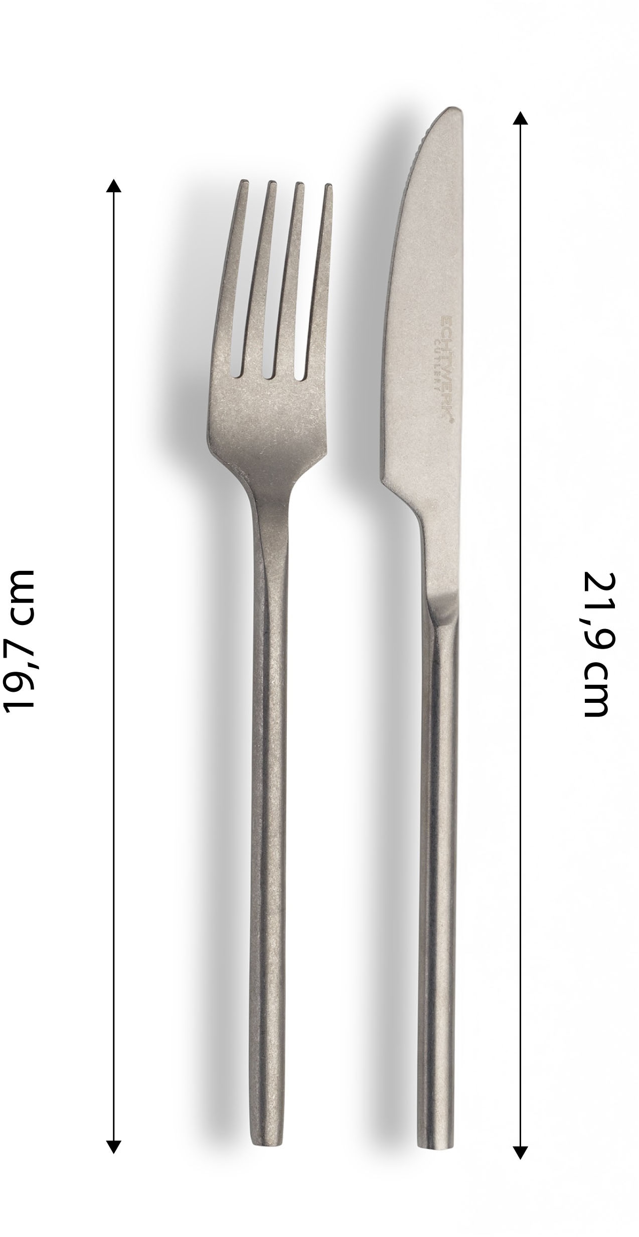 ECHTWERK Besteck-Set »Tafelbesteck „Vintage“ 16tlg - stonewashed«, (Set, 16 tlg.), hochwertig, Vintage-Look