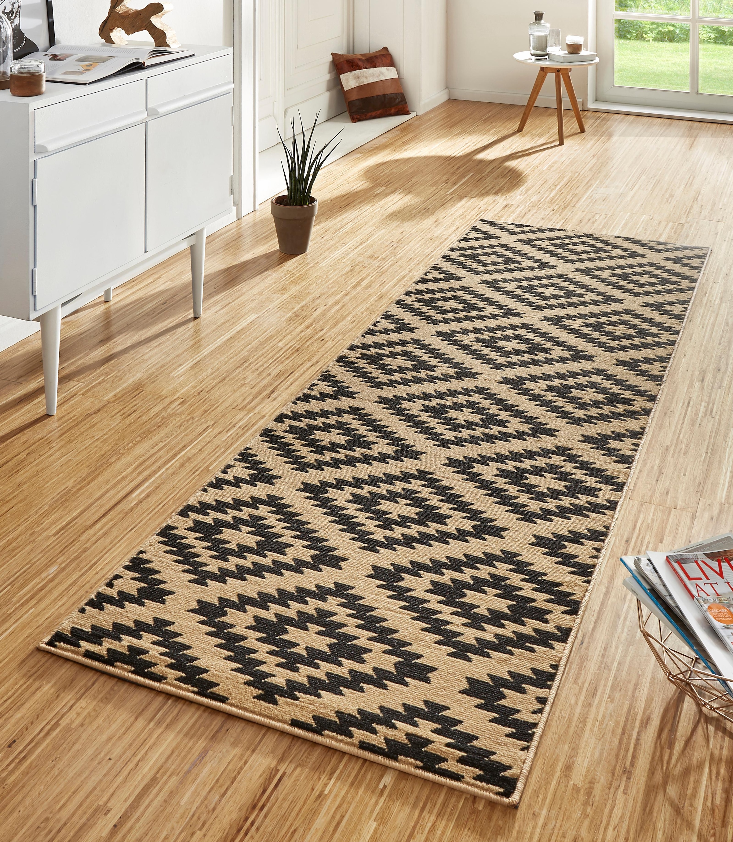 HANSE Home Läufer »Nordic«, rechteckig, 9 mm Höhe, Kurzflor, Raute, Teppich günstig online kaufen