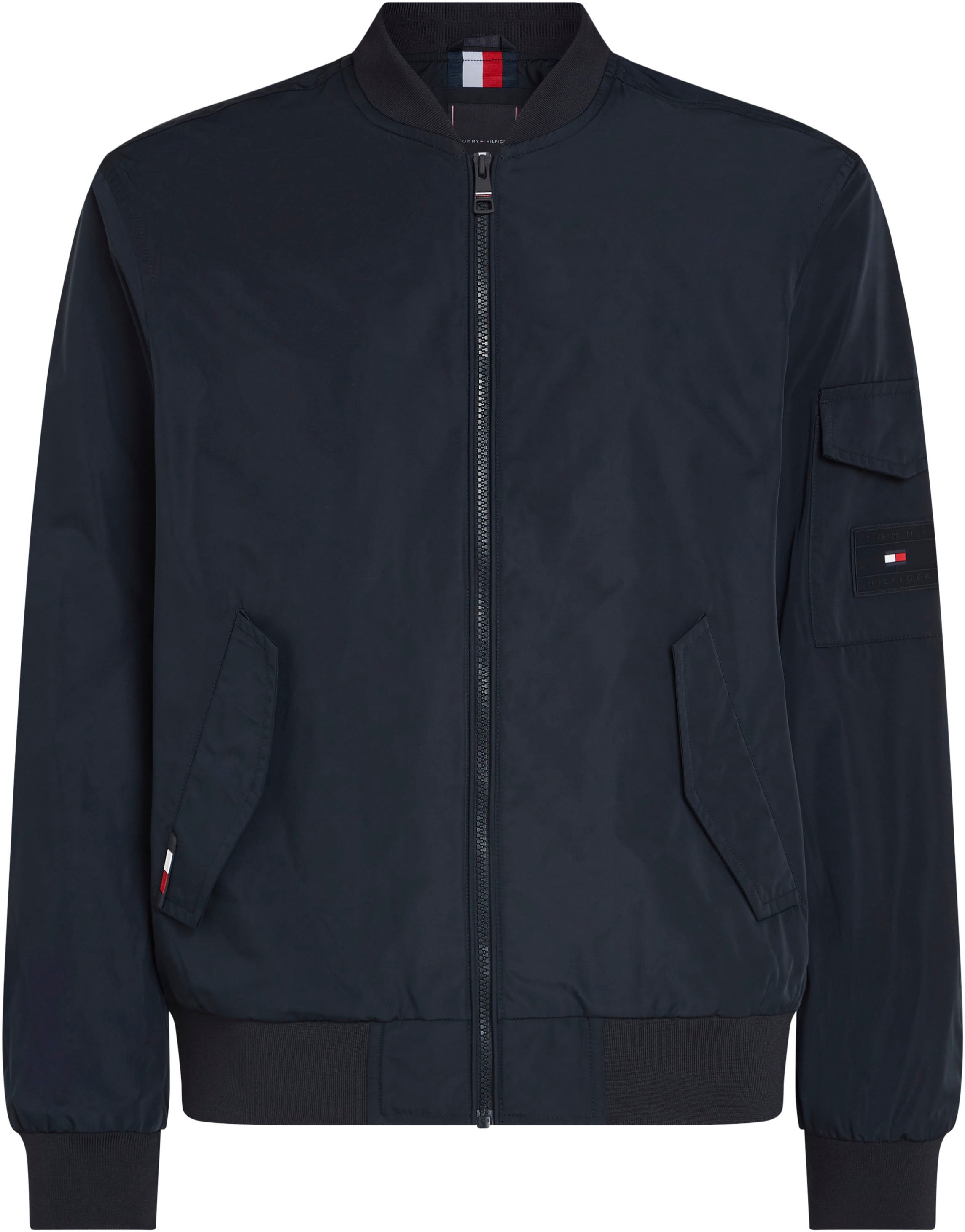 Tommy Hilfiger Big & Tall Outdoorjacke »BT-RECYCLED BOMBER-B«, Große Größen mit Logopatch
