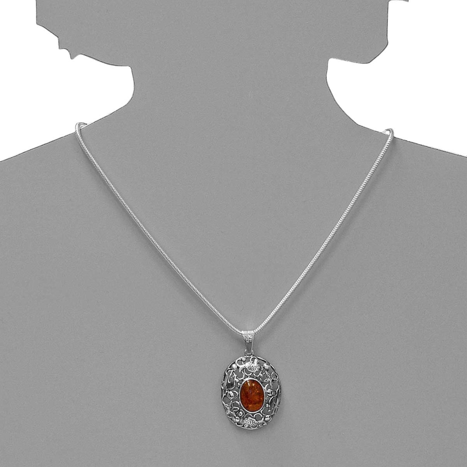 OSTSEE-SCHMUCK Kettenanhänger »Ostsee-Schmuck Anhänger Fischland 48x30 mm«, (1 tlg.)