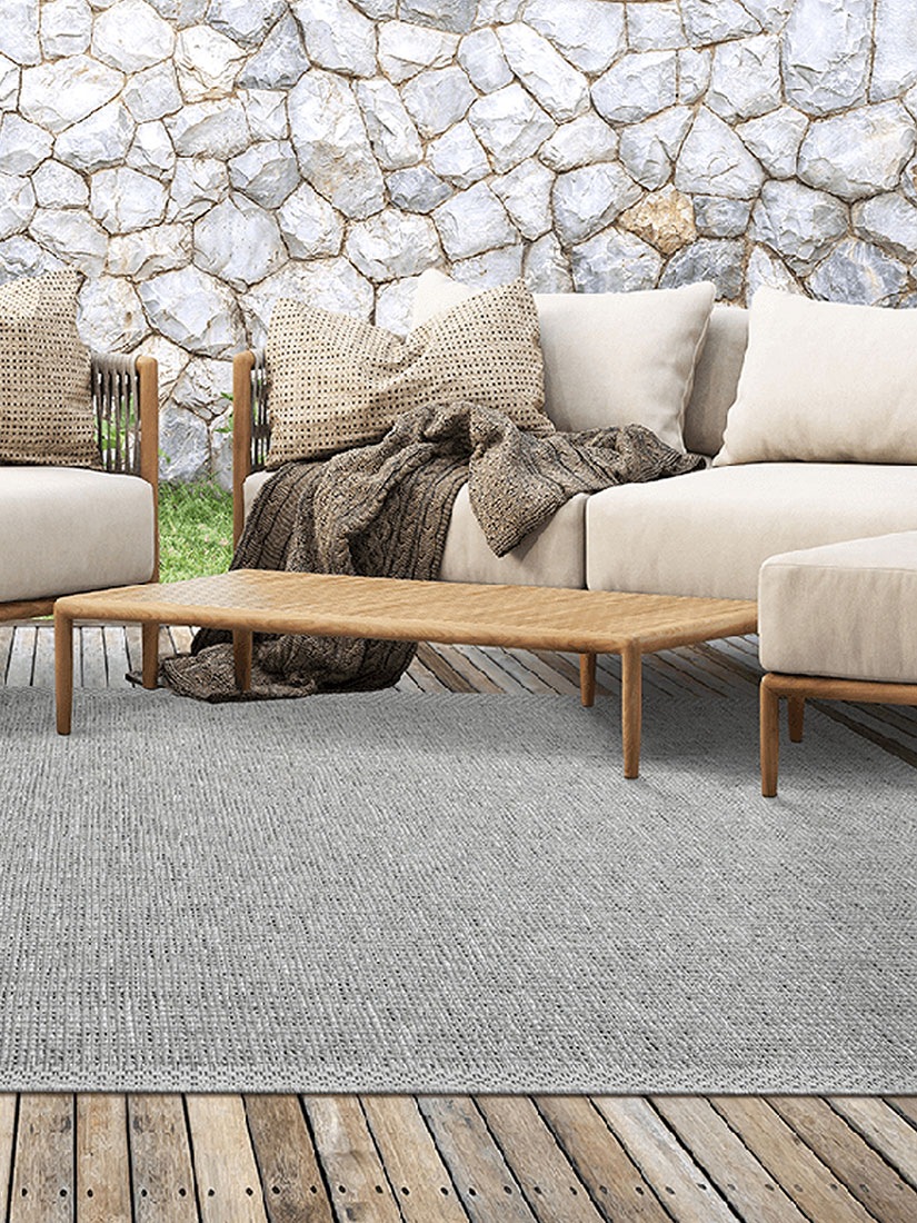 the carpet Teppich »Calgary«, rechteckig, 1 mm Höhe, moderner robuster In und Outdoor Teppich