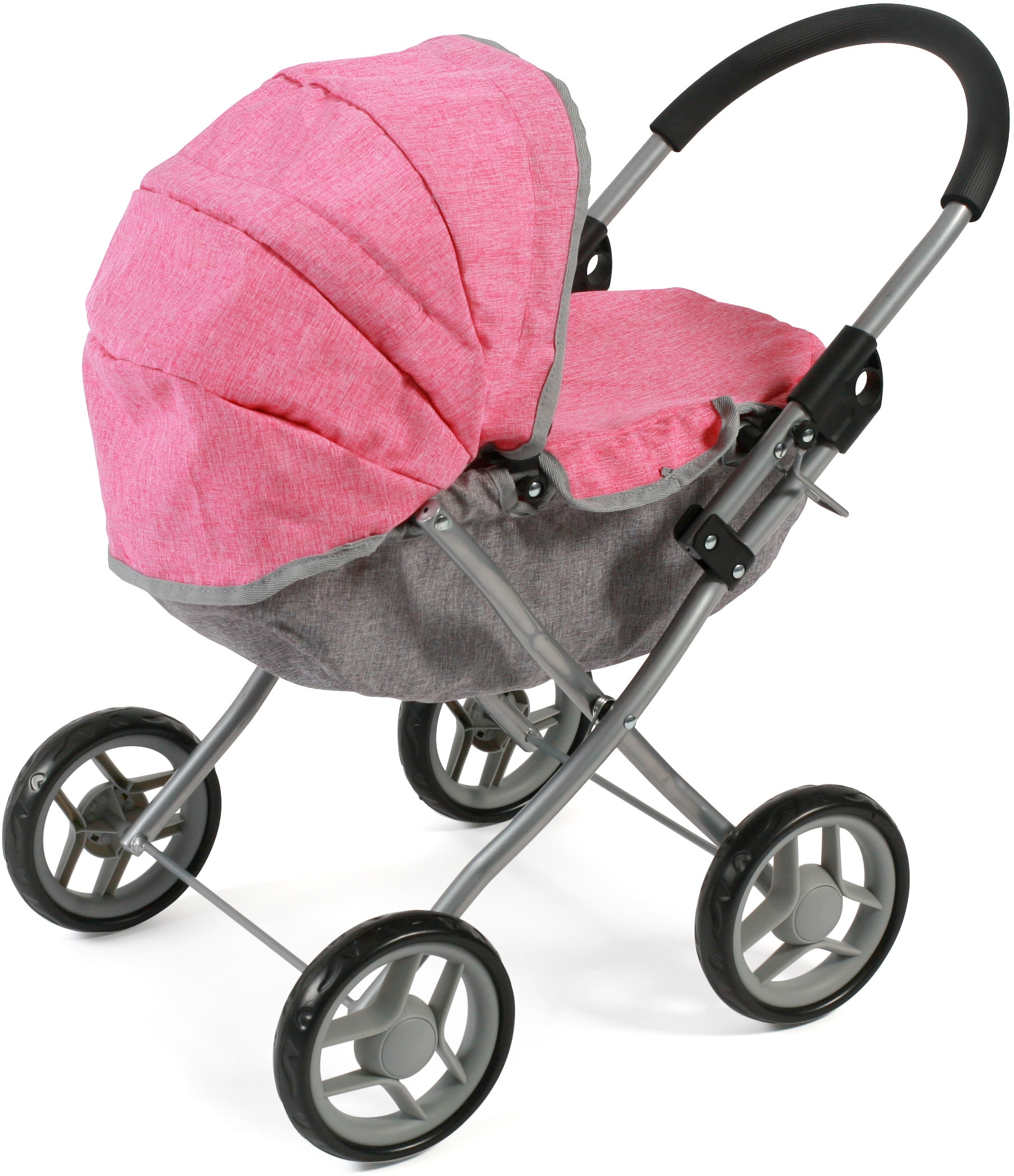 CHIC2000 Puppenwagen »Lilli, Melange Pink«, zusammenklappbar