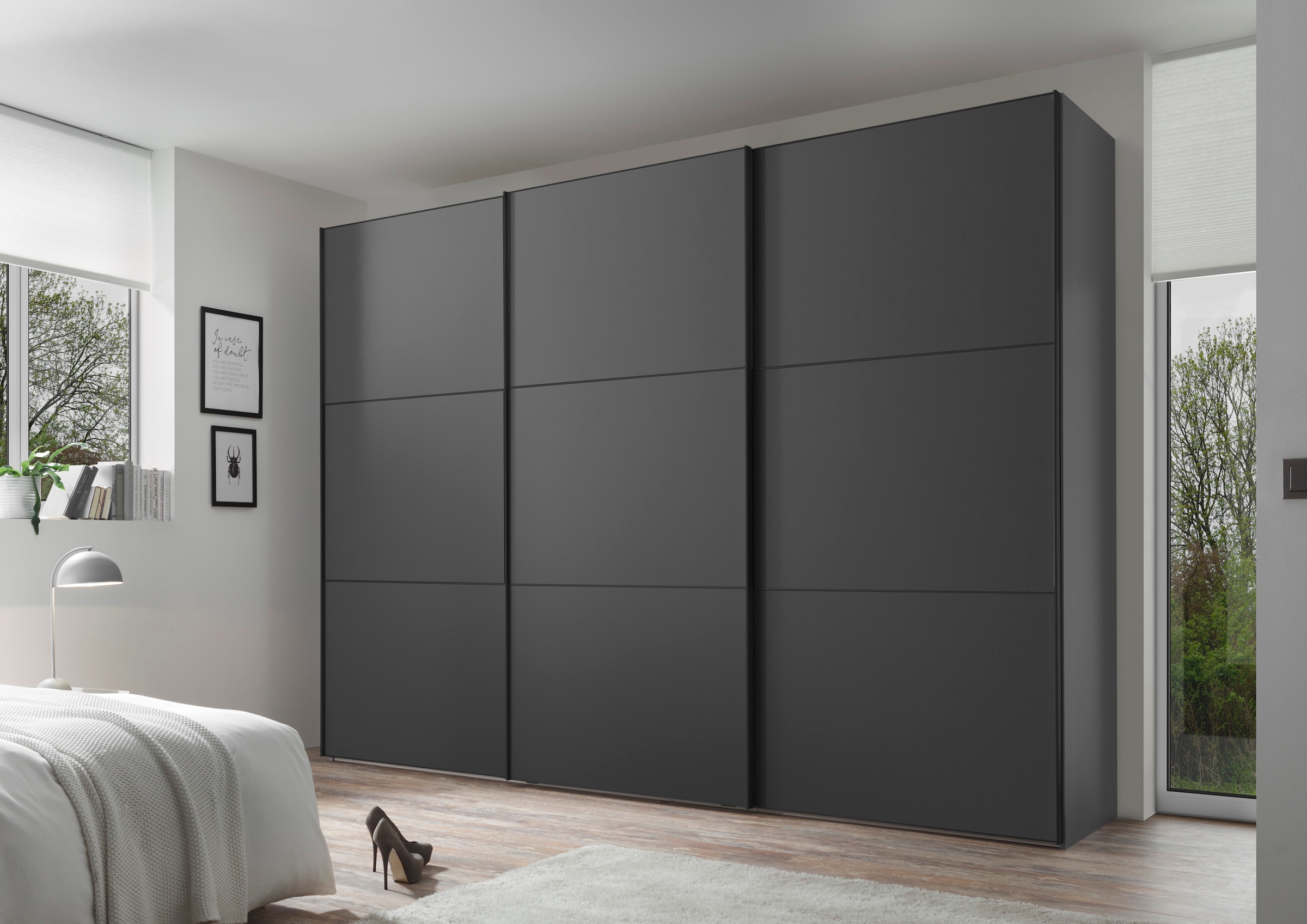 STAUD Schwebetürenschrank »Includo, Made in Germany« Mit vier verschiedenen Ausstattungsvarianten