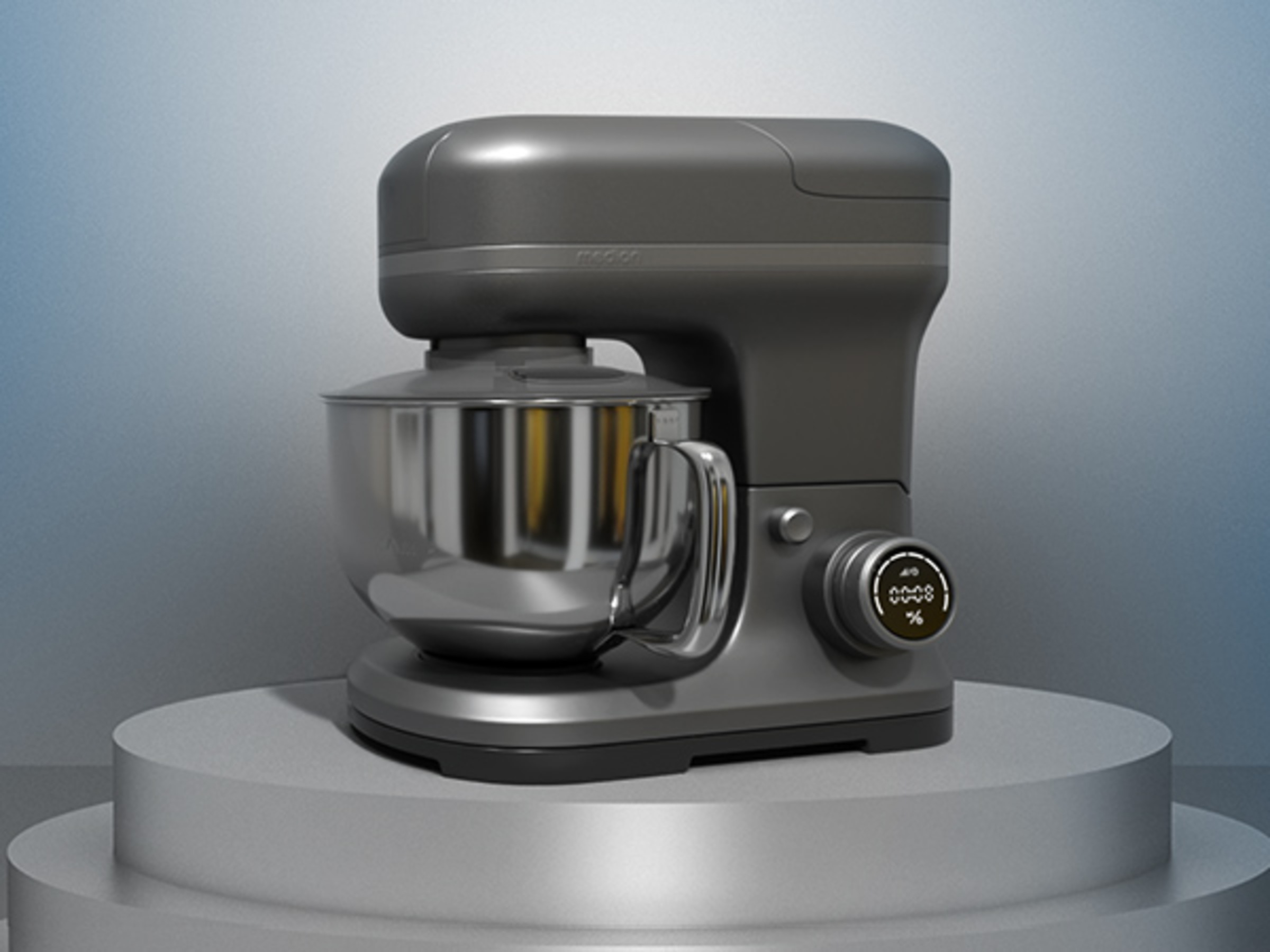 Medion® Küchenmaschine »MD 18430, 8 Geschwindigkeitsstufen, Impulsfunktion, 5L Rührschüssel«, Mit umfangreichem Zubehör-Set, Mixeraufsatz, Fleischwolf-Aufsatz