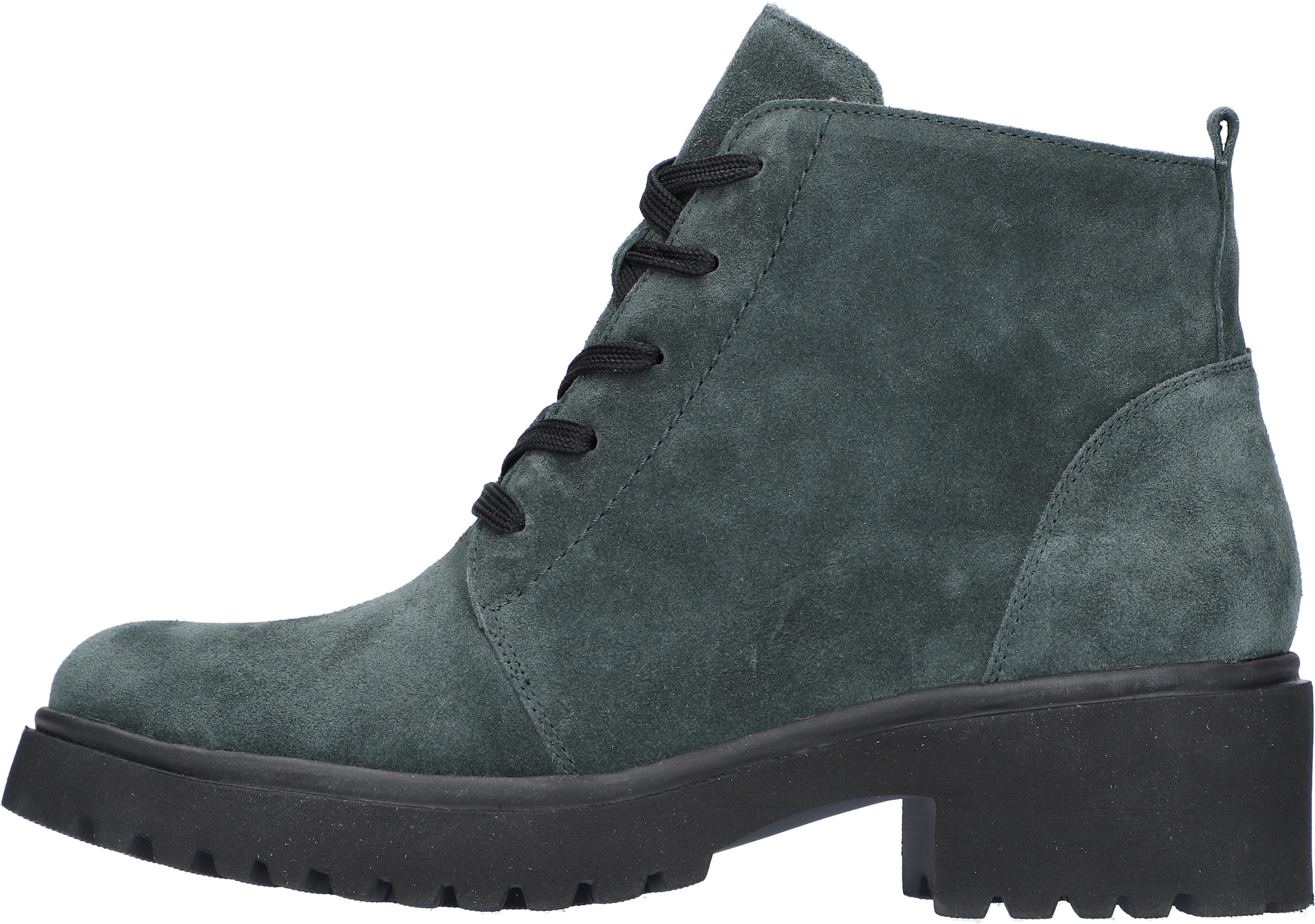 Waldläufer Schnürboots »H-LUISE«, Stiefelette, Blockabsatz, in bequemer Schuhweite G (= weit)