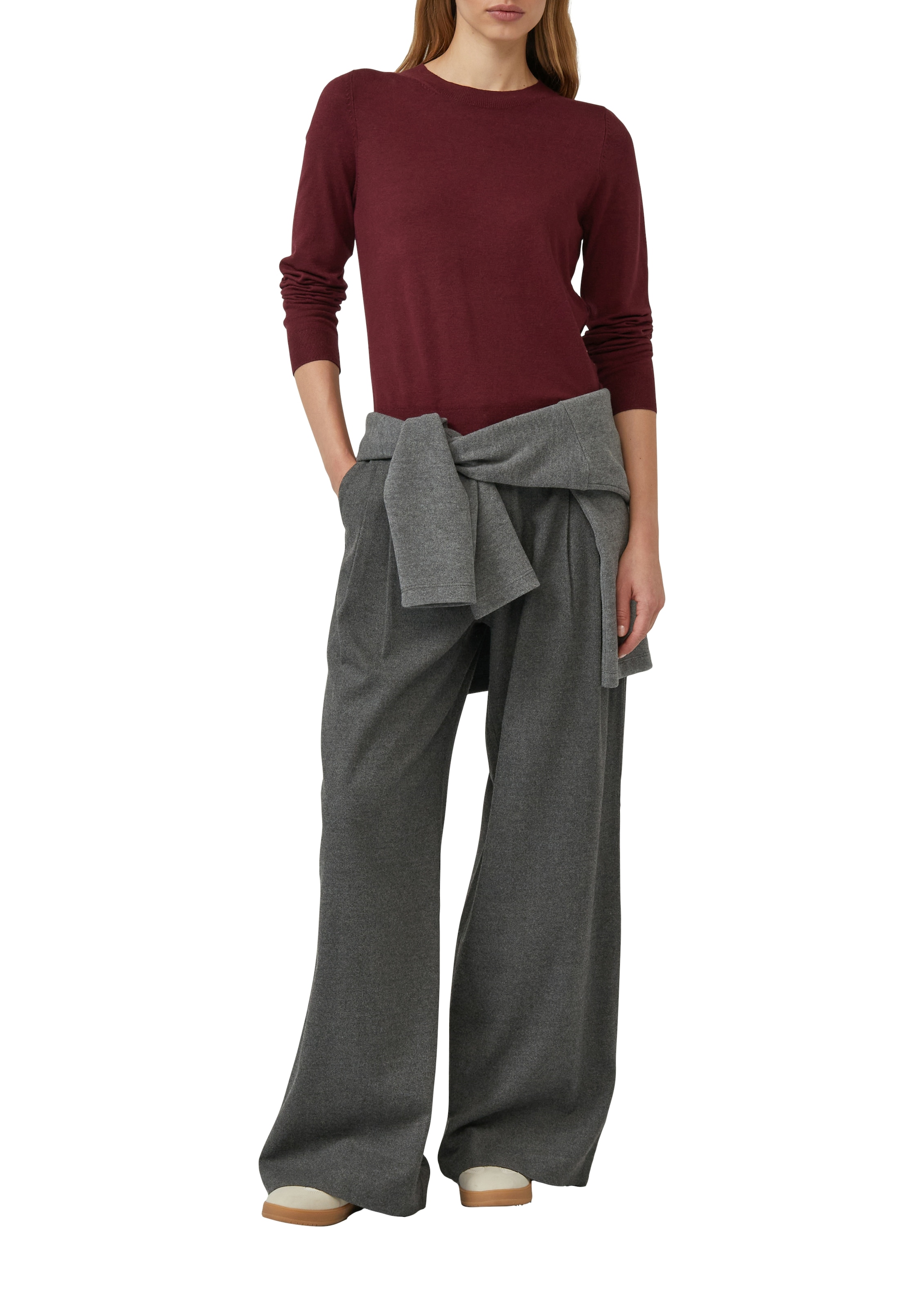s.Oliver Strickpullover, mit Stehkragen