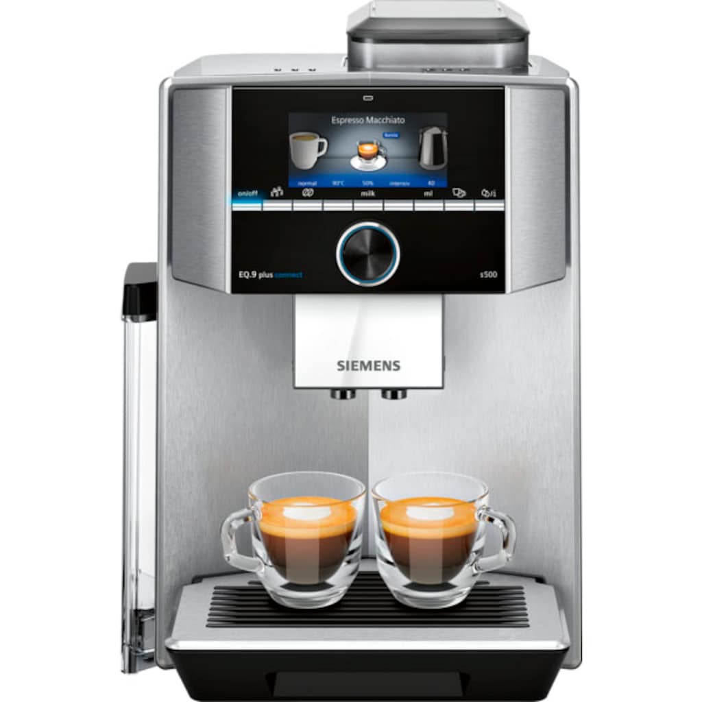 SIEMENS Kaffeevollautomat »EQ.9 plus connect s500 TI9558X1DE«