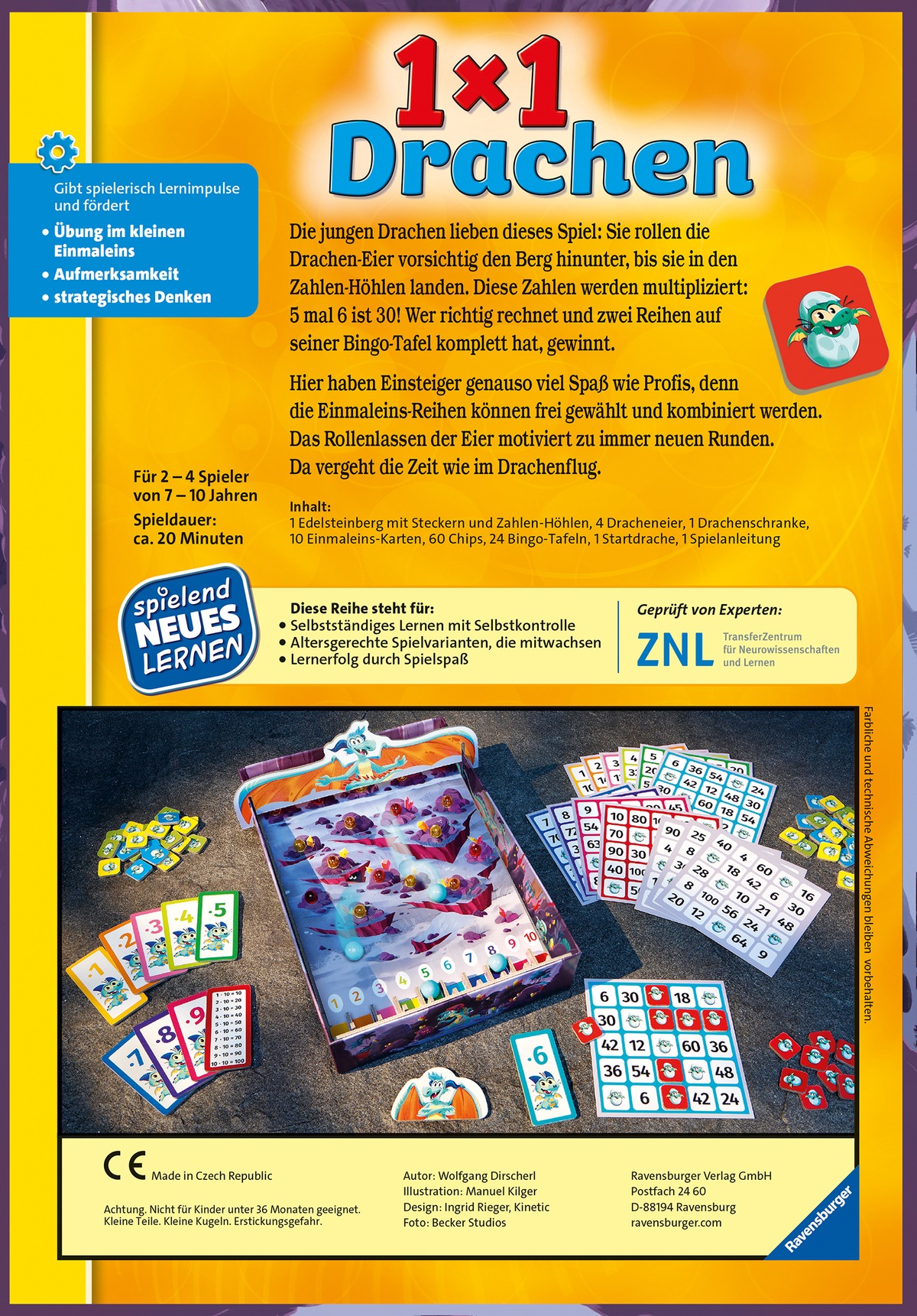 Ravensburger Spiel »1x1 Drachen«, Made in Europe