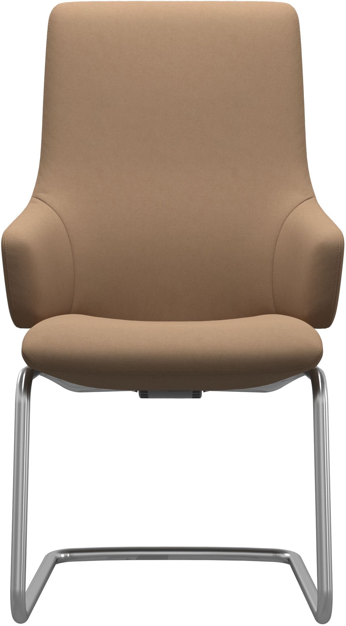 Stressless® Polsterstuhl »Laurel« () High Back mit Armlehne, Größe L, mit Beinen aus Stahl in Chrom
