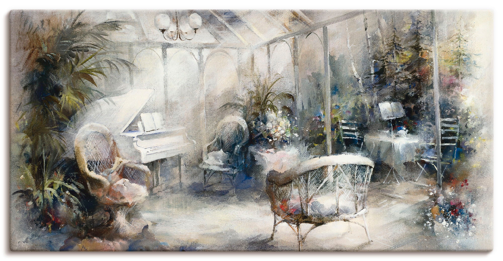 Artland Leinwandbild »Inspiration« Innenarchitektur 1 Stk. tlg. auf Keilrah günstig online kaufen