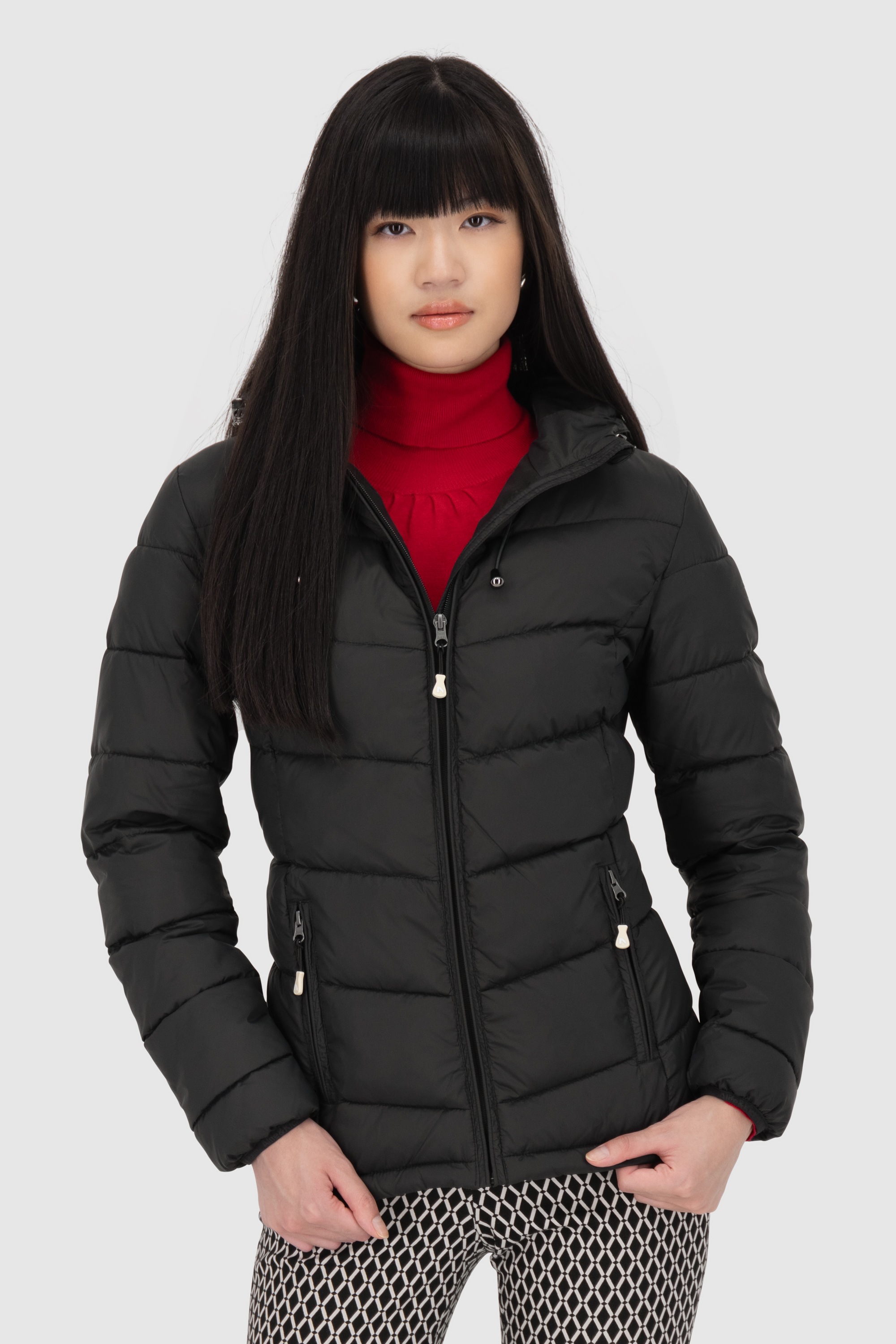 Alife & Kickin Winterjacke »Damen LirazAK A«, Ultraleichte taillierte Steppjacke mit Kapuze