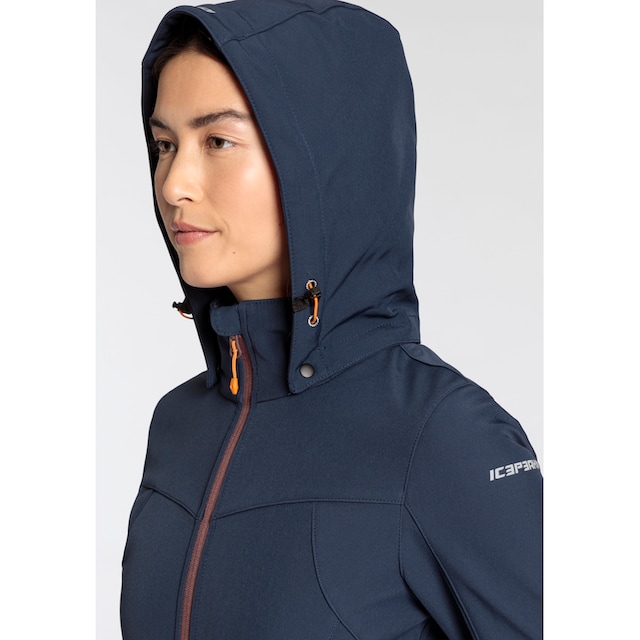 BRENHAM«, mit Kapuze, Stehkragen »D hohem Icepeak SOFTSHELLJACKE mit kaufen Softshelljacke