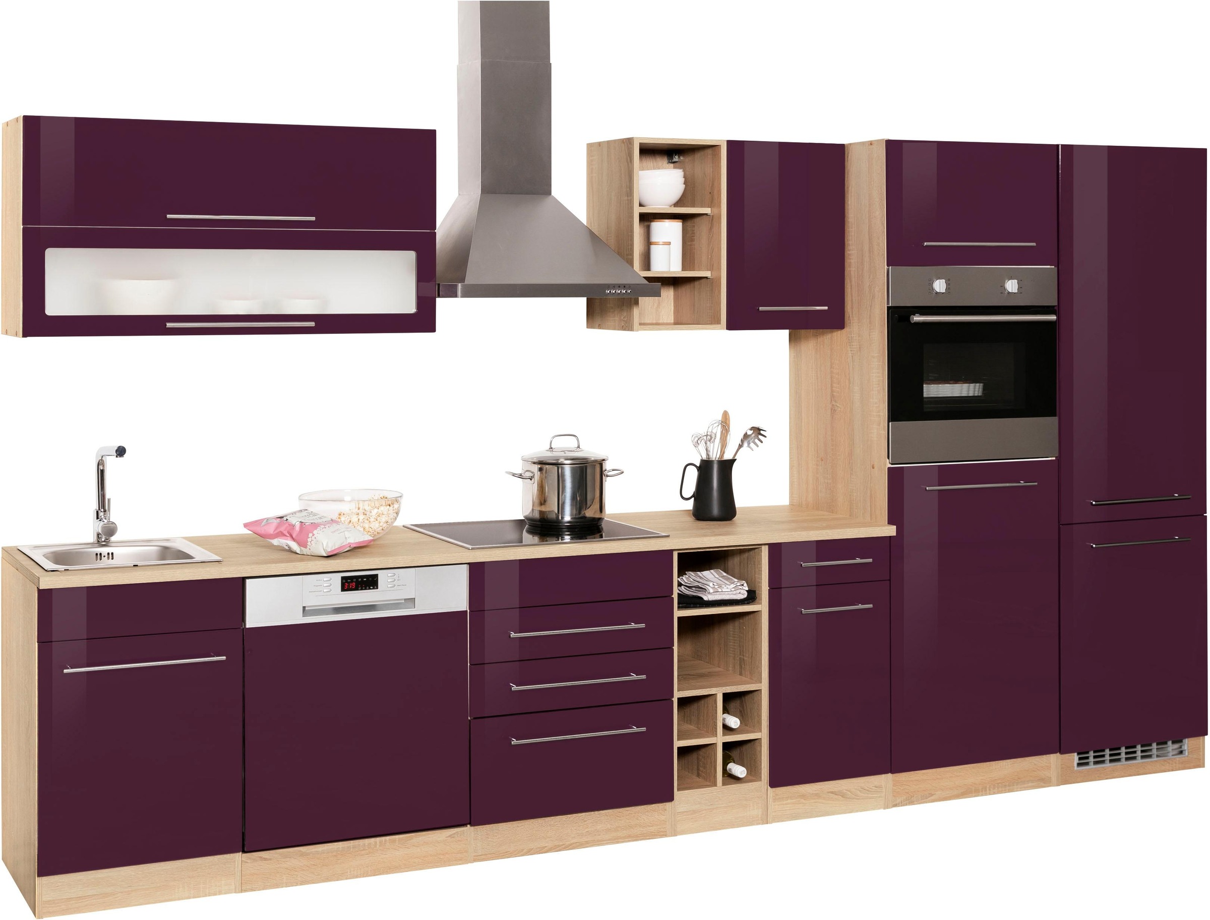 KOCHSTATION "KS-Eton" mit E-Geräten, Breite 360 cm günstig online kaufen