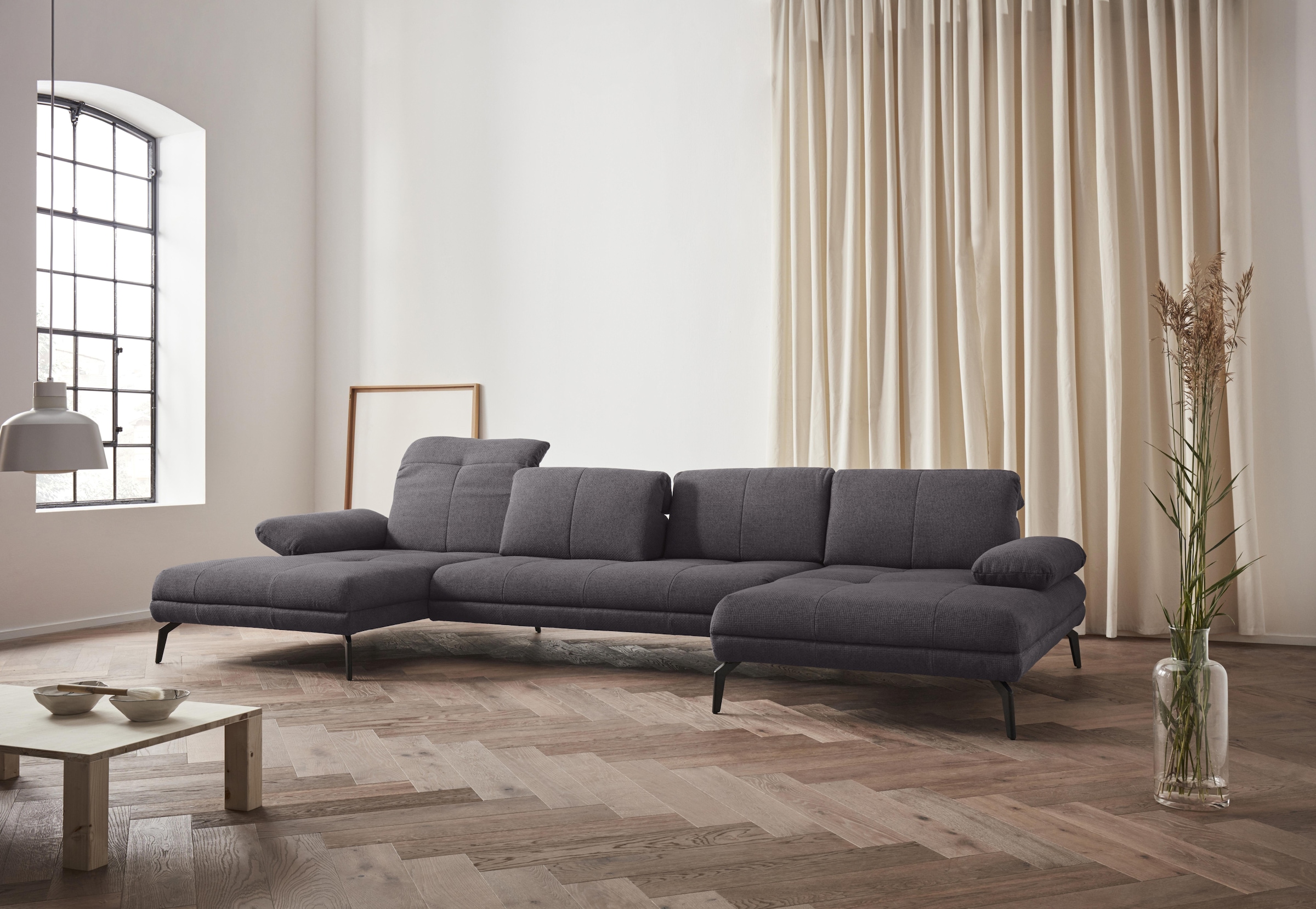 andas Wohnlandschaft »Stenlille Multifunktions-Sofa, U-Form«, incl. Sitztie günstig online kaufen